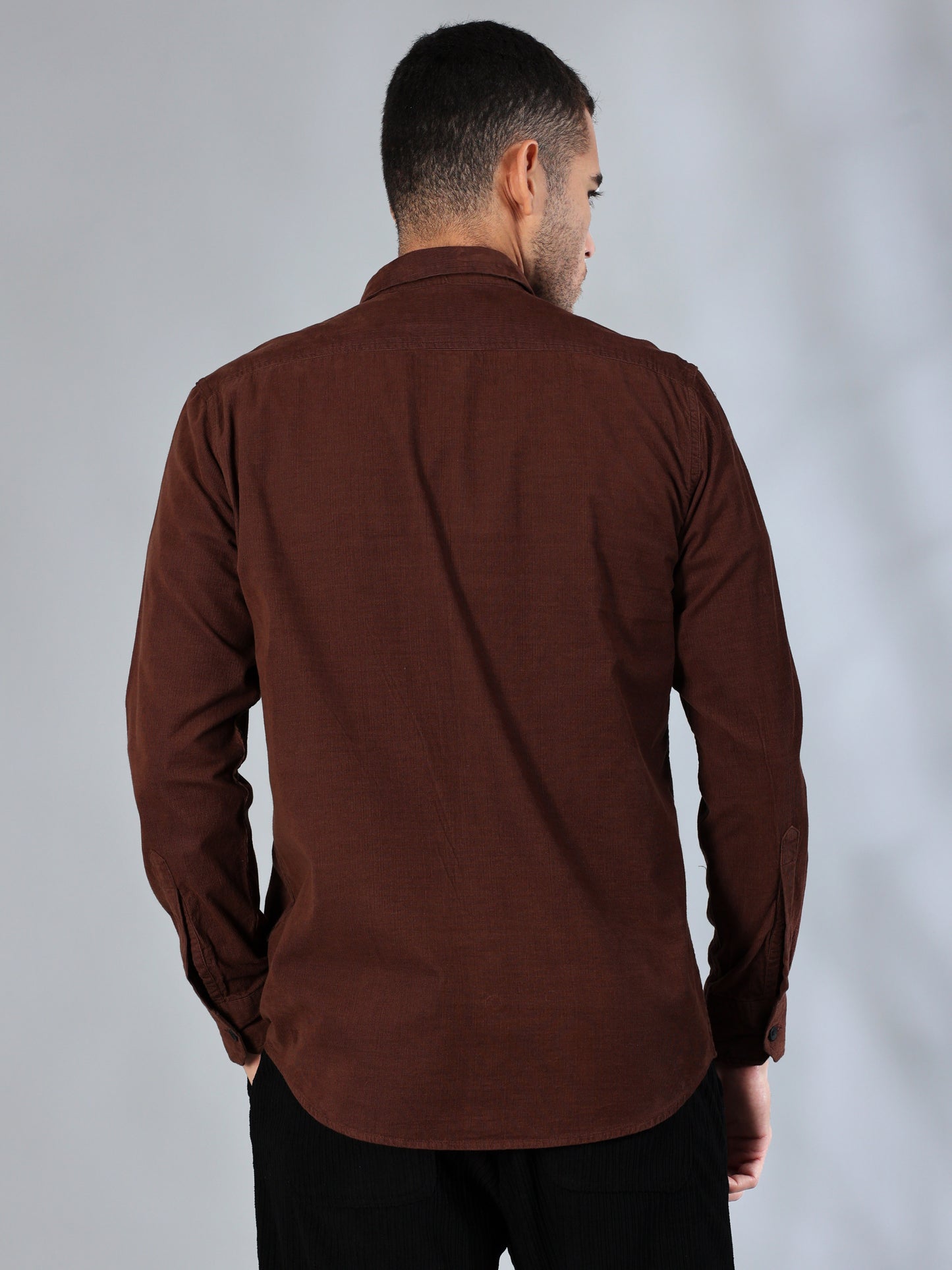 Cordoba Crater Brown Corduroy Shirt