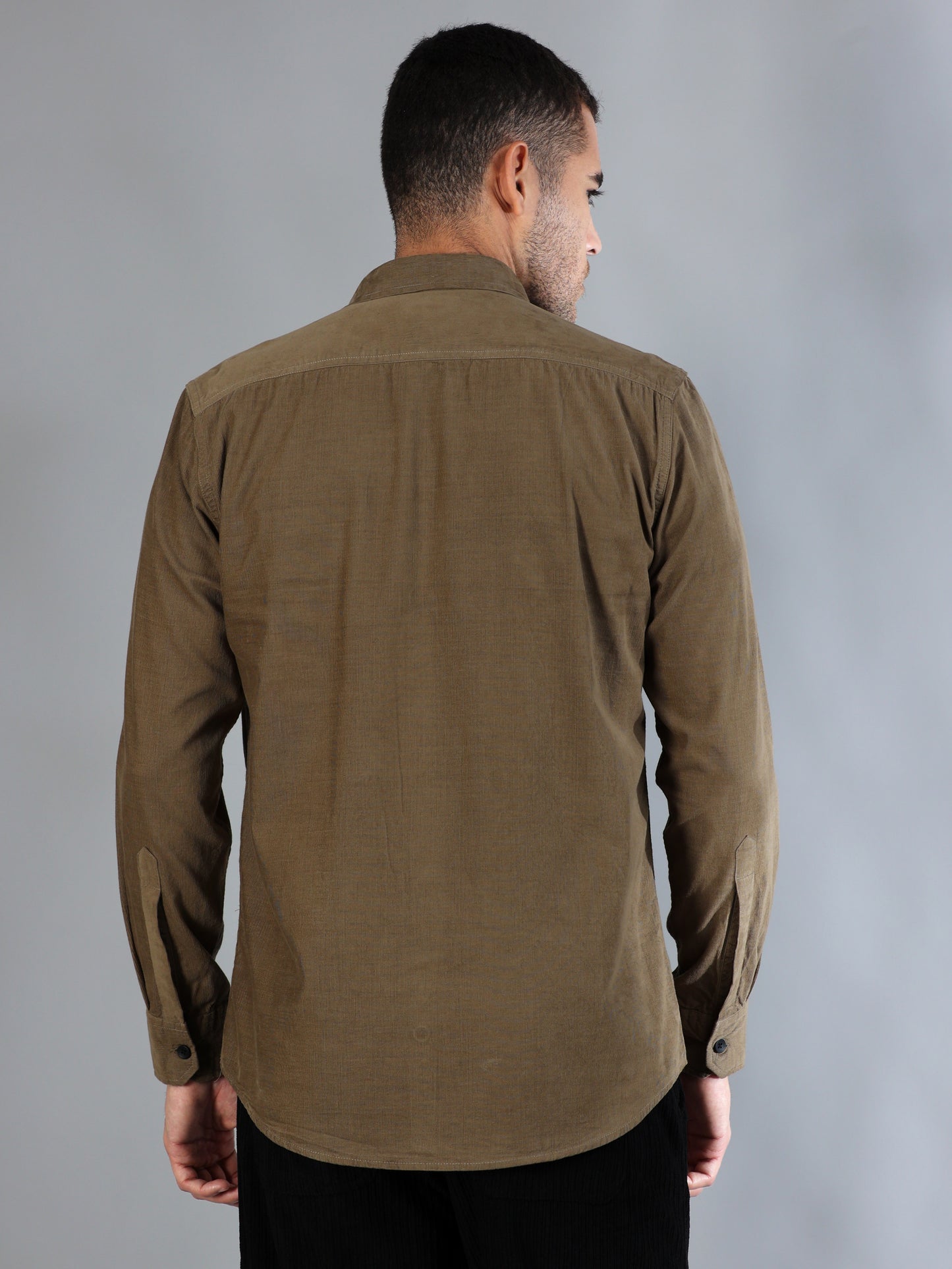 Cordoba Otter Brown Corduroy shirt