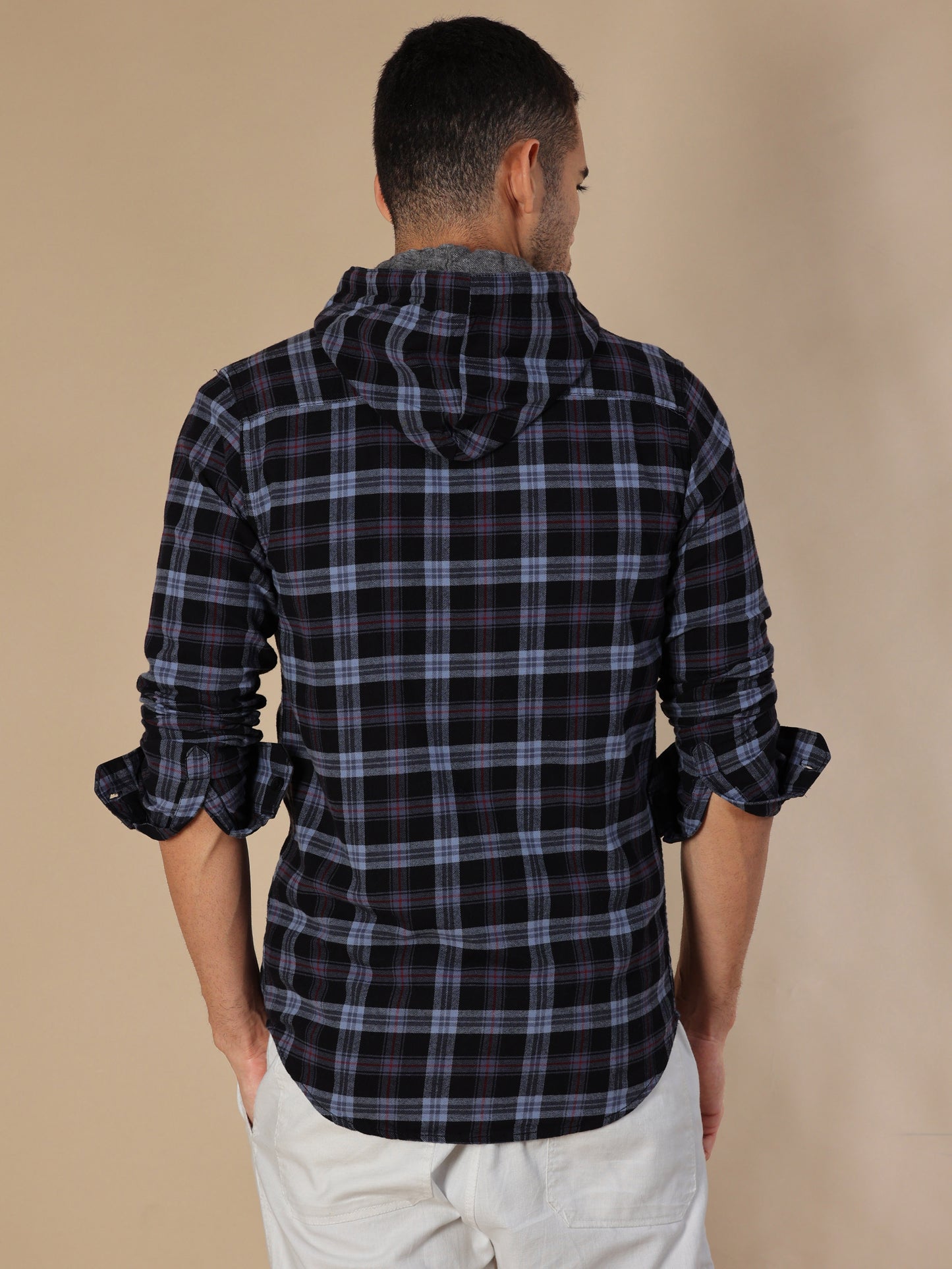 Freetown onyx check Hoodie Shirt