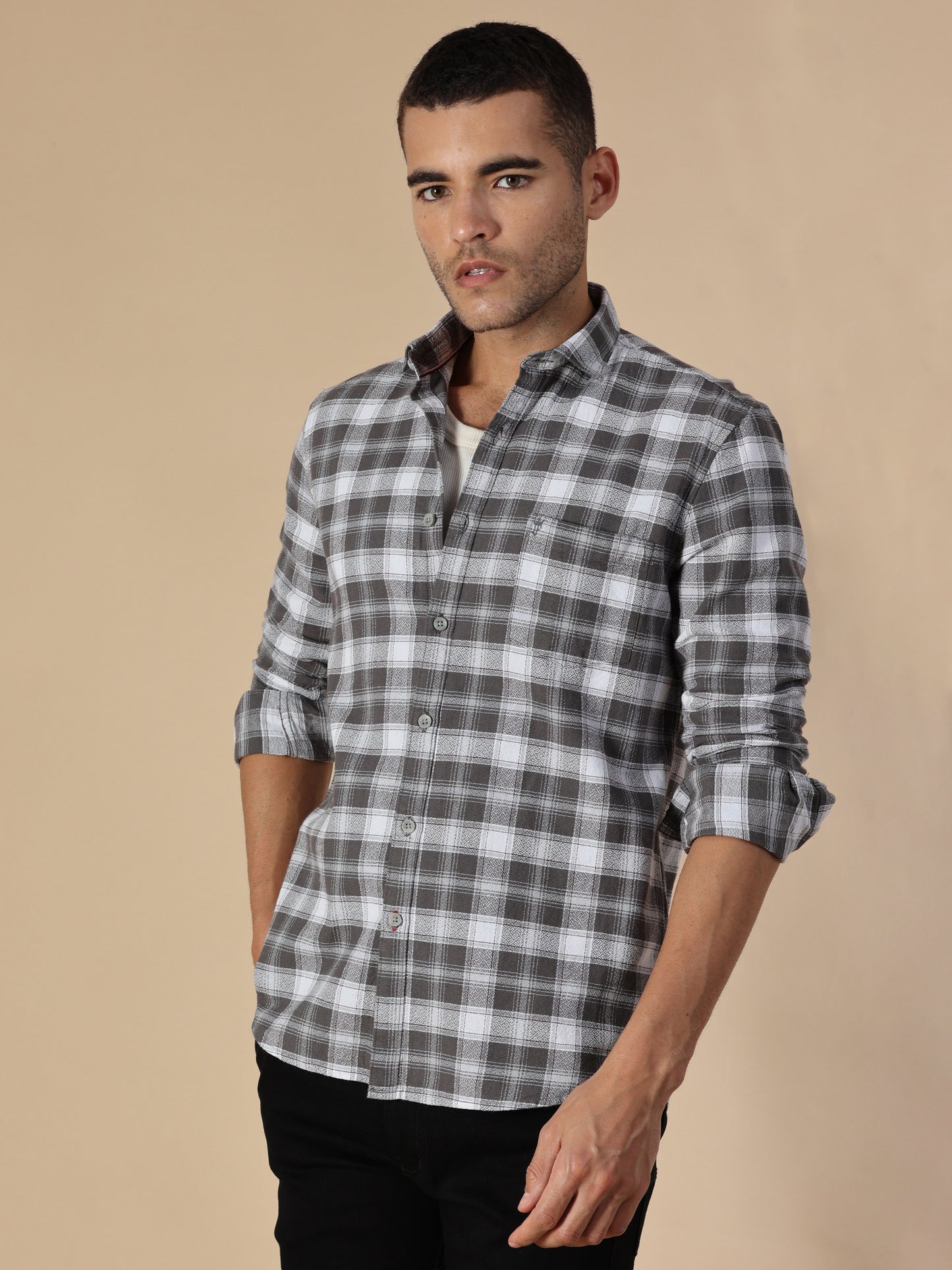 Scuderia Black Eel Check Shirt