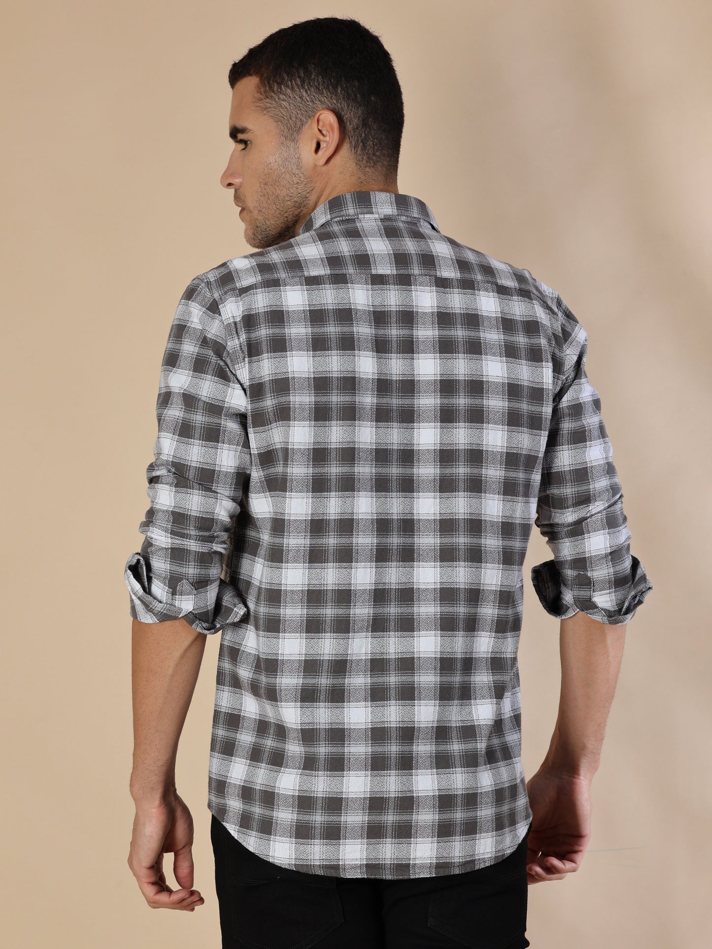 Scuderia Black Eel Check Shirt