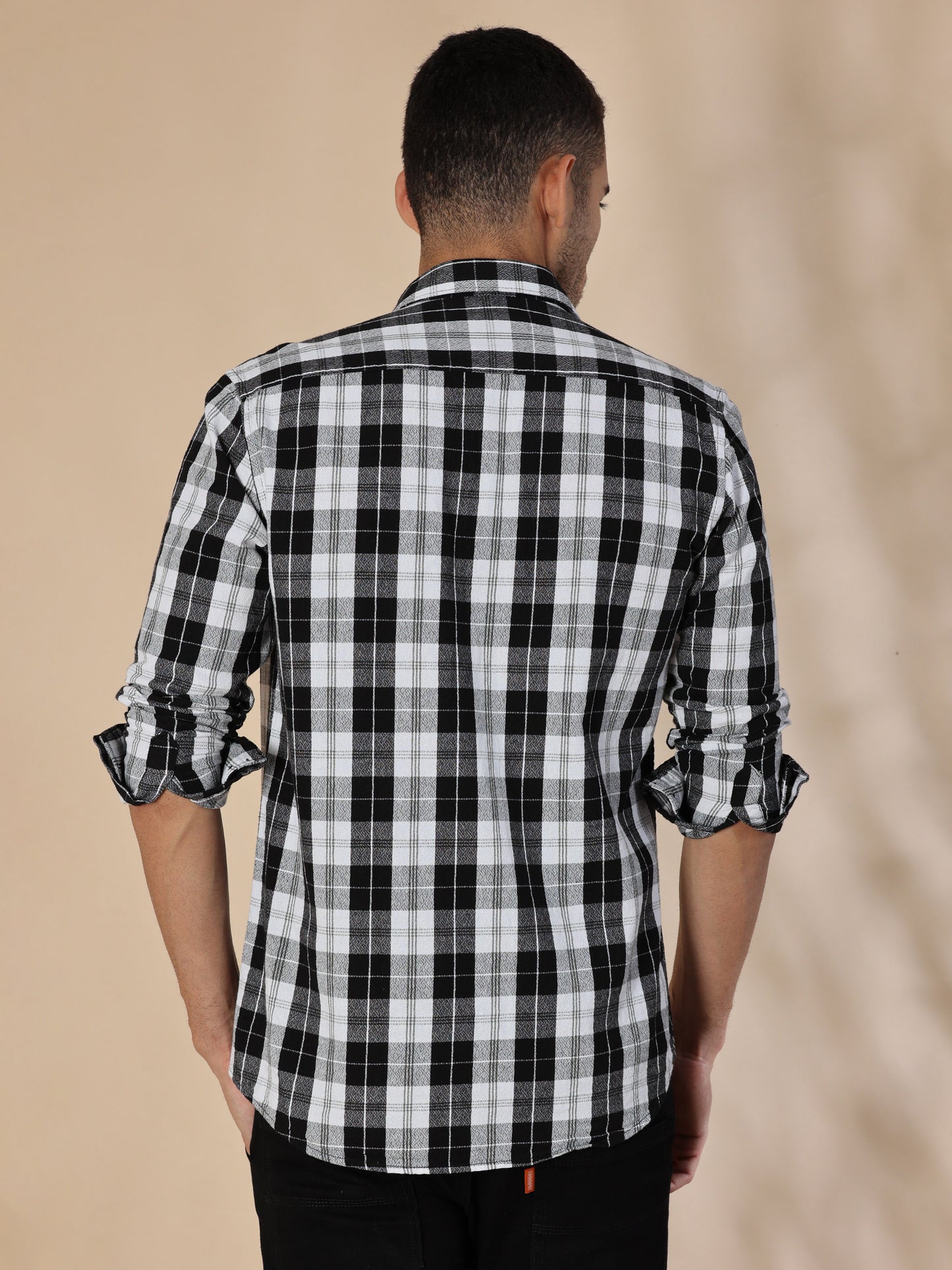 Scuderia Shadow Black Check Shirt