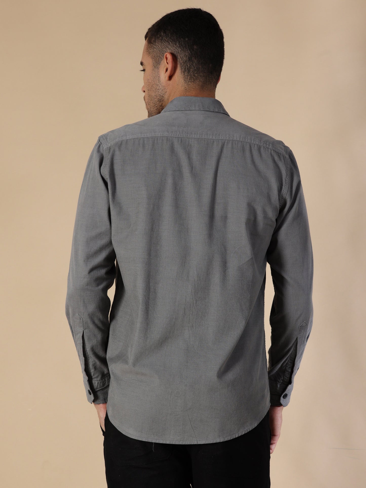 Cordoba Grey Corduroy Shirt