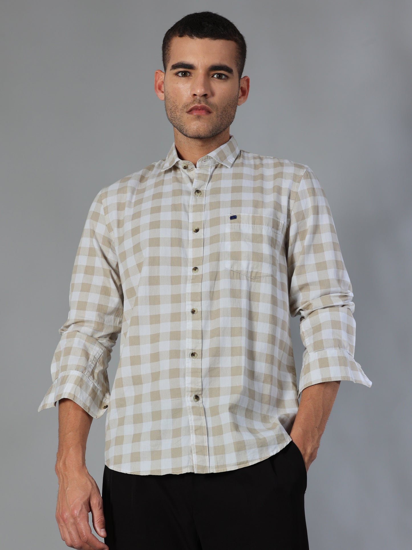 Ufa Vanilla Check shirt