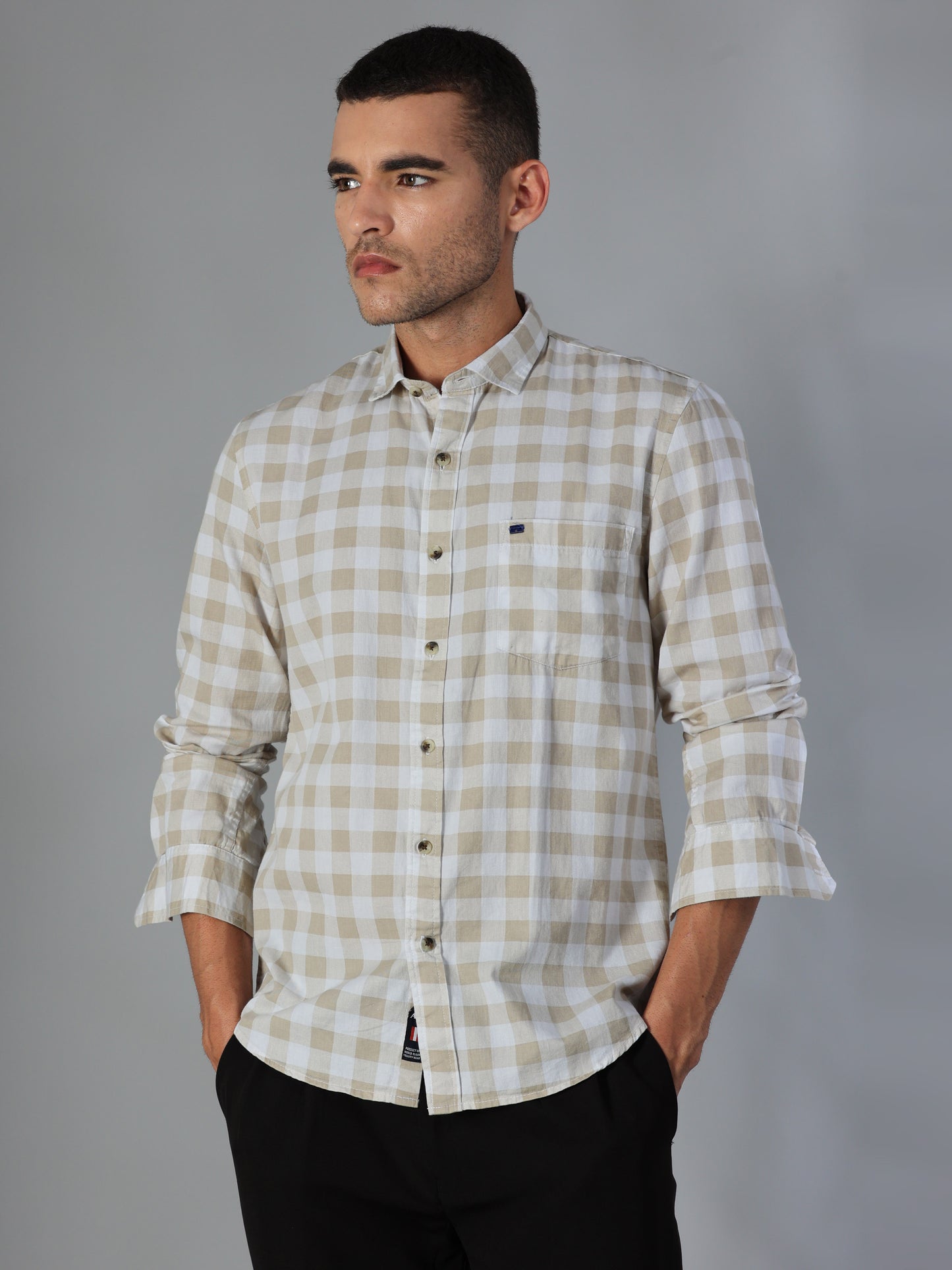 Ufa Vanilla Check shirt