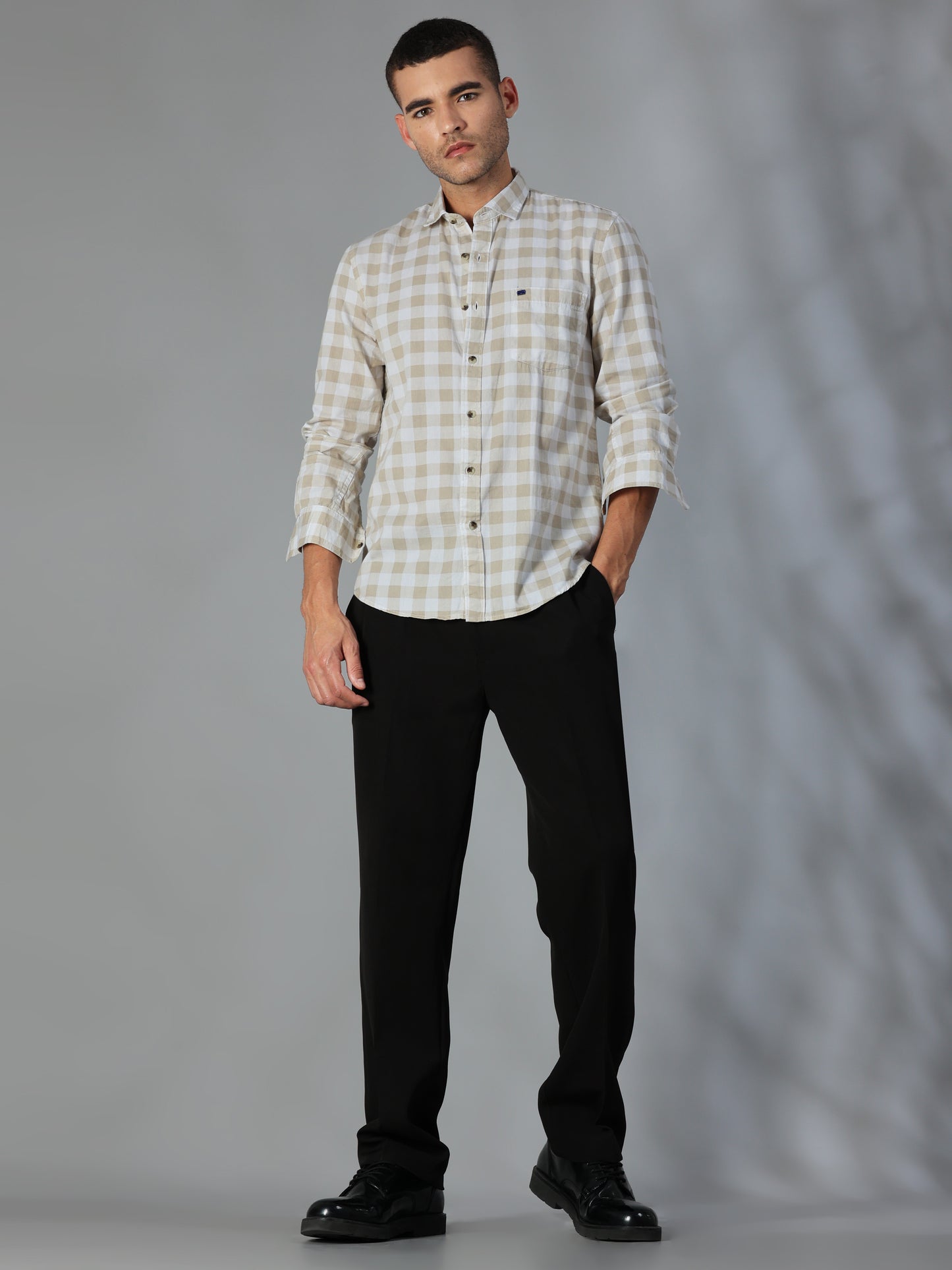 Ufa Vanilla Check shirt