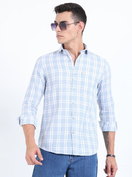 Kobe Snow Drift & Blue Check Shirt