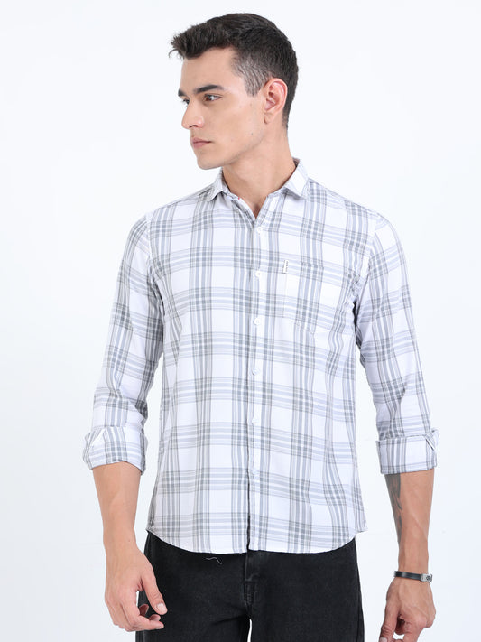 Kobe Snow Drift Blue Check Shirt