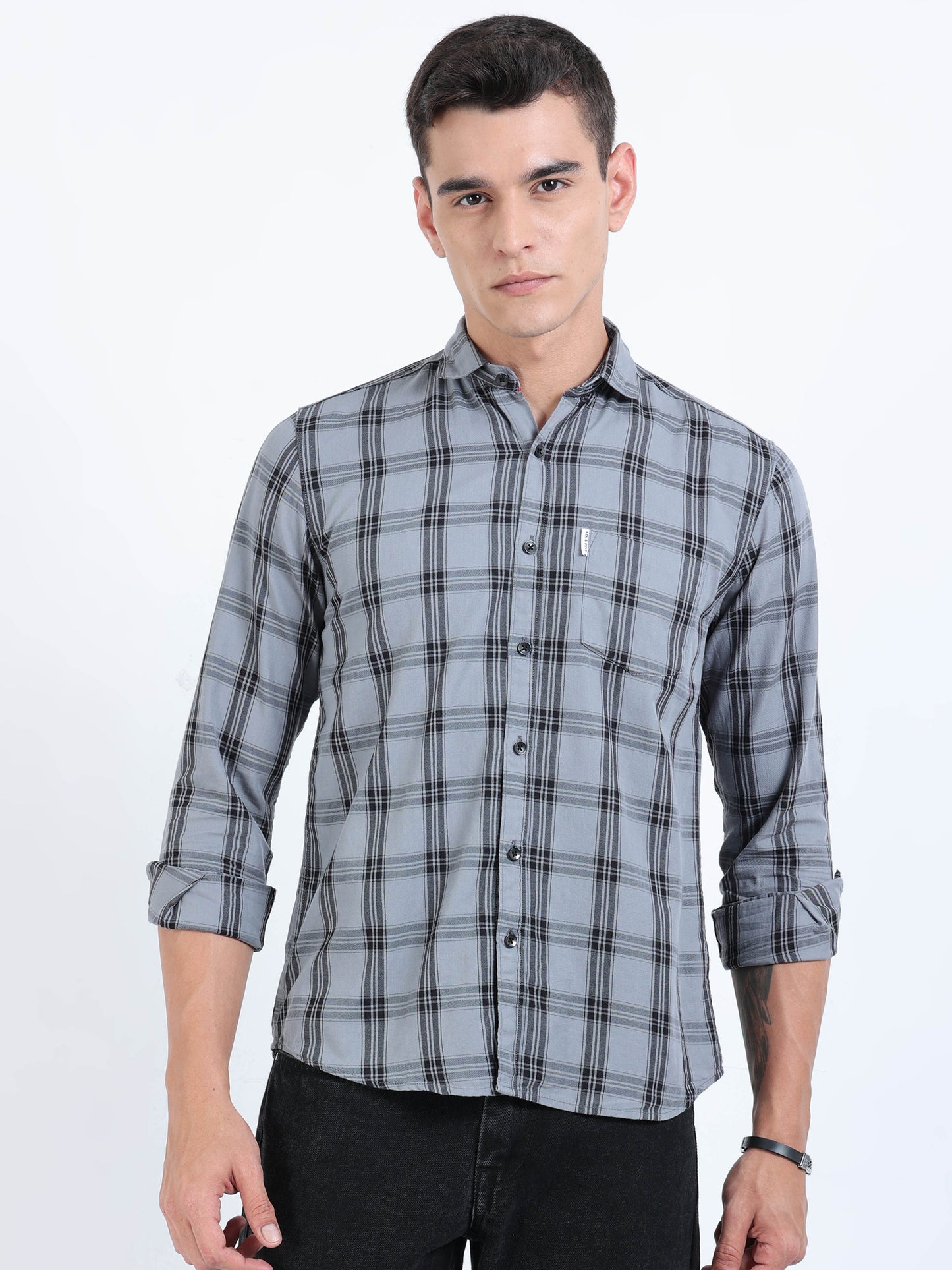 Kobe Rock Blue Check shirt