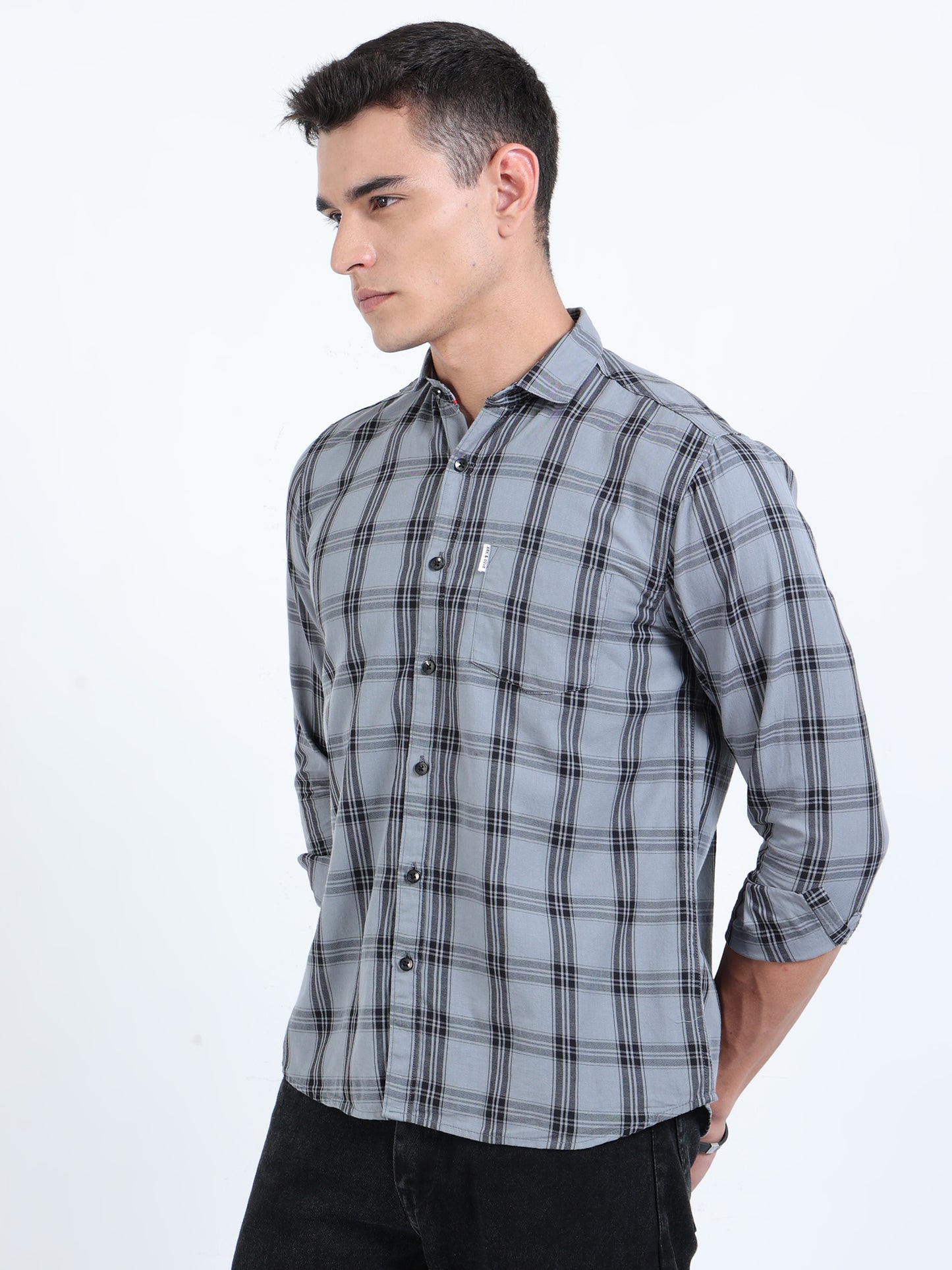 Kobe Rock Blue Check shirt