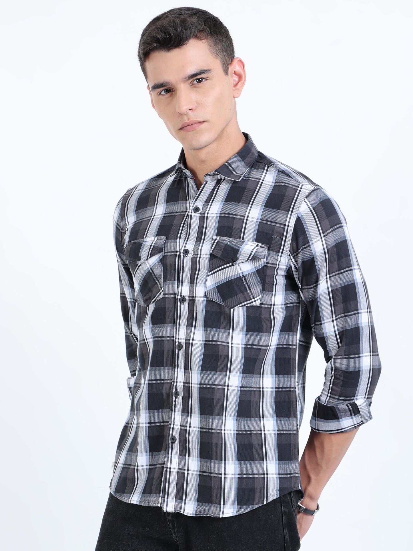 Phoenix Charcoal Check Shirt