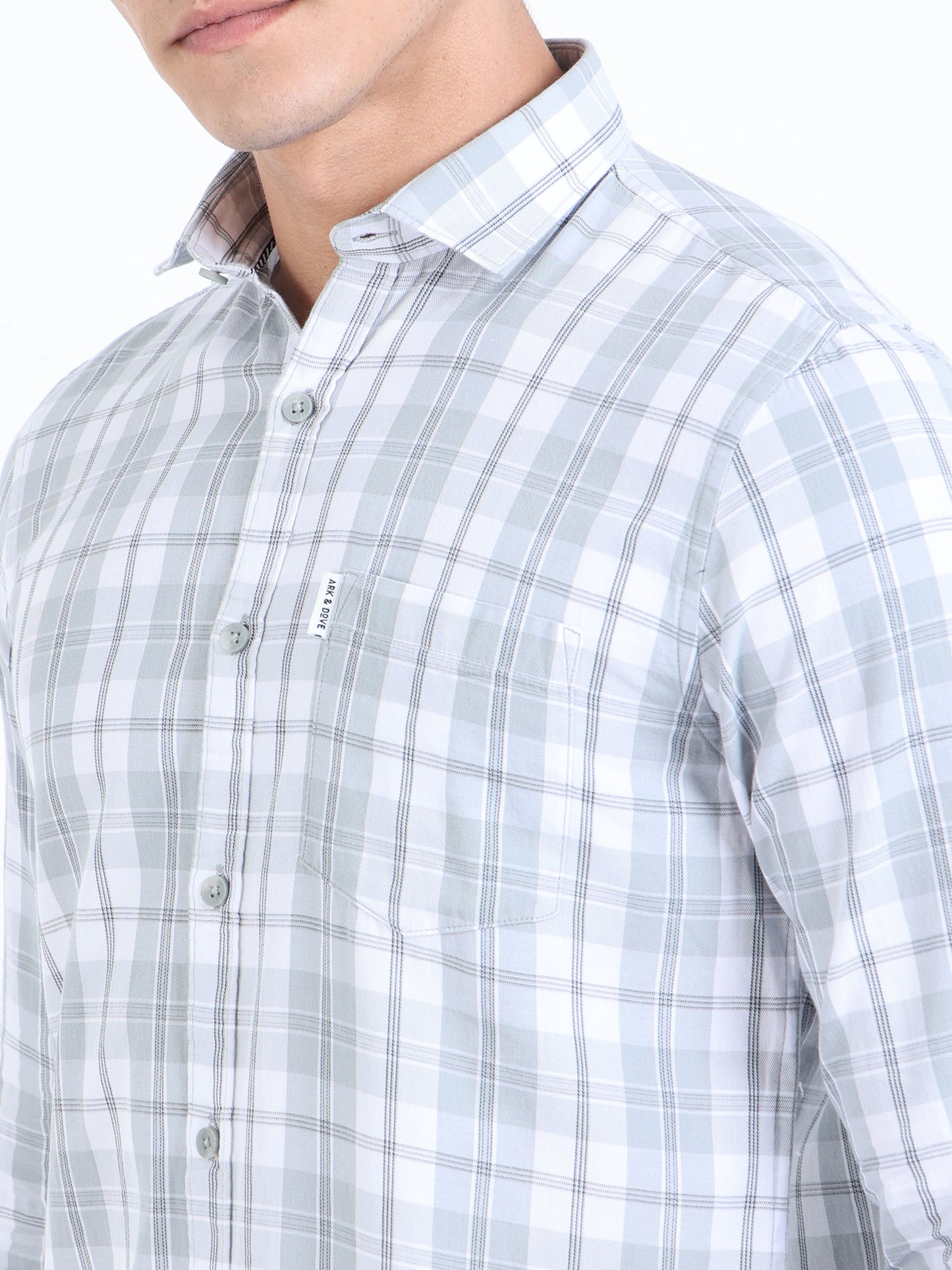 Kobe Light Blue Check Shirt