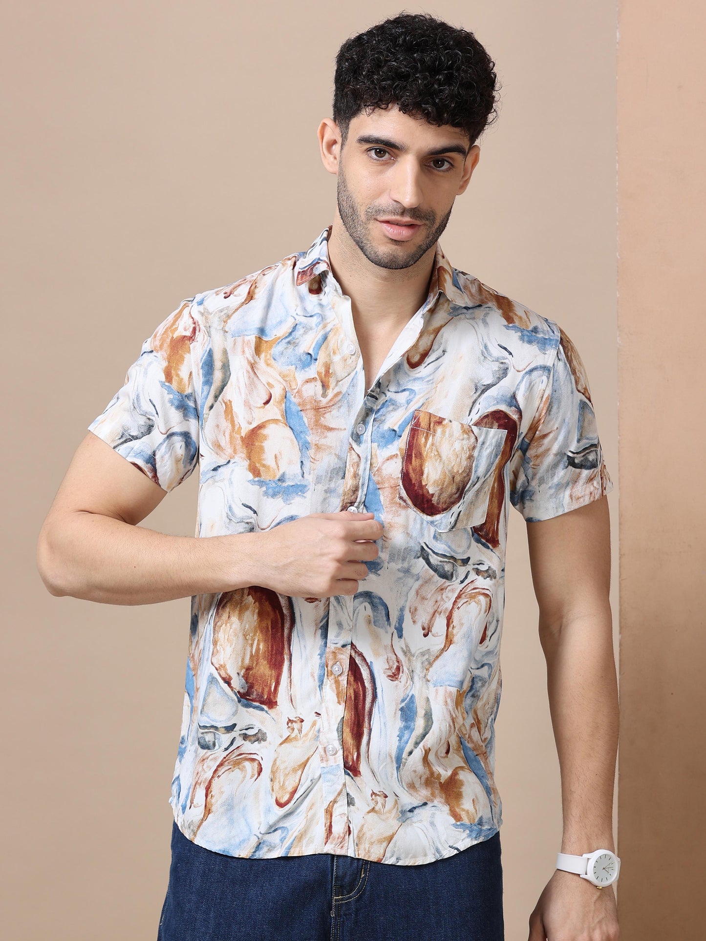 Algiers Flow Rayon Viscose Shirt