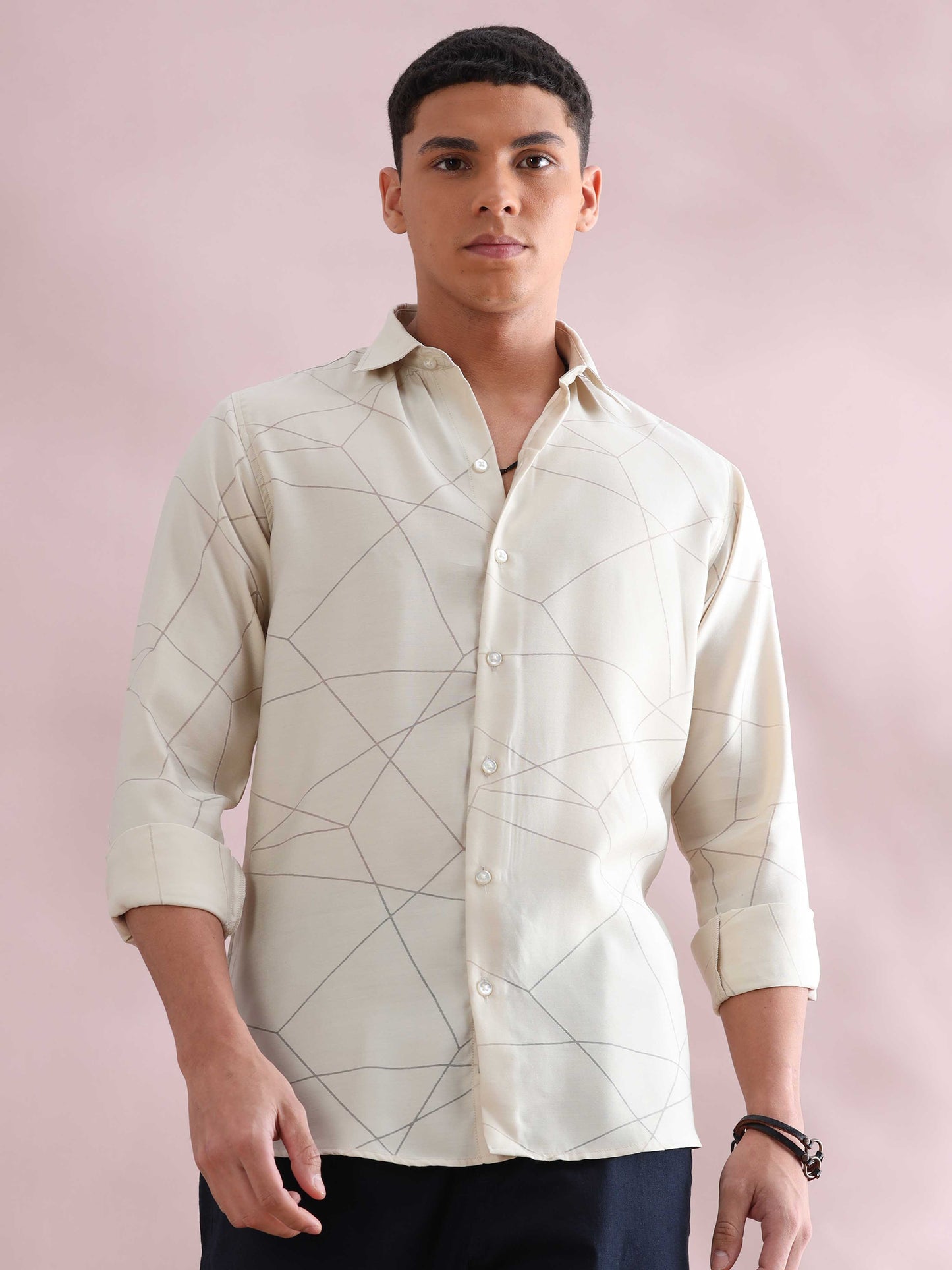 Prague Geometric Design Shirt