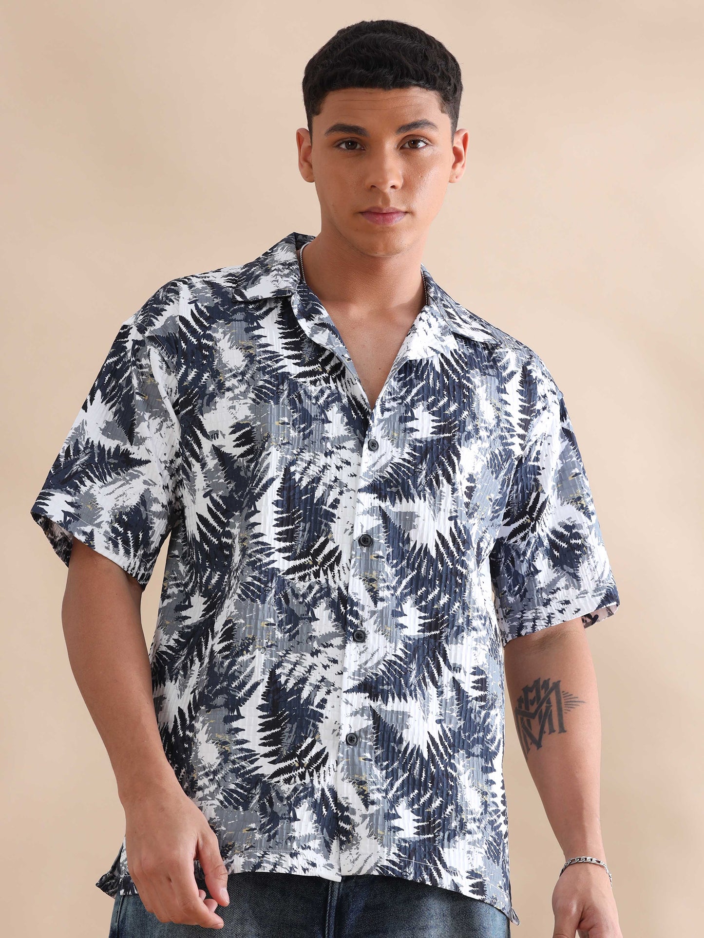 Indianapolis Tropical Cuban Collar Shirt