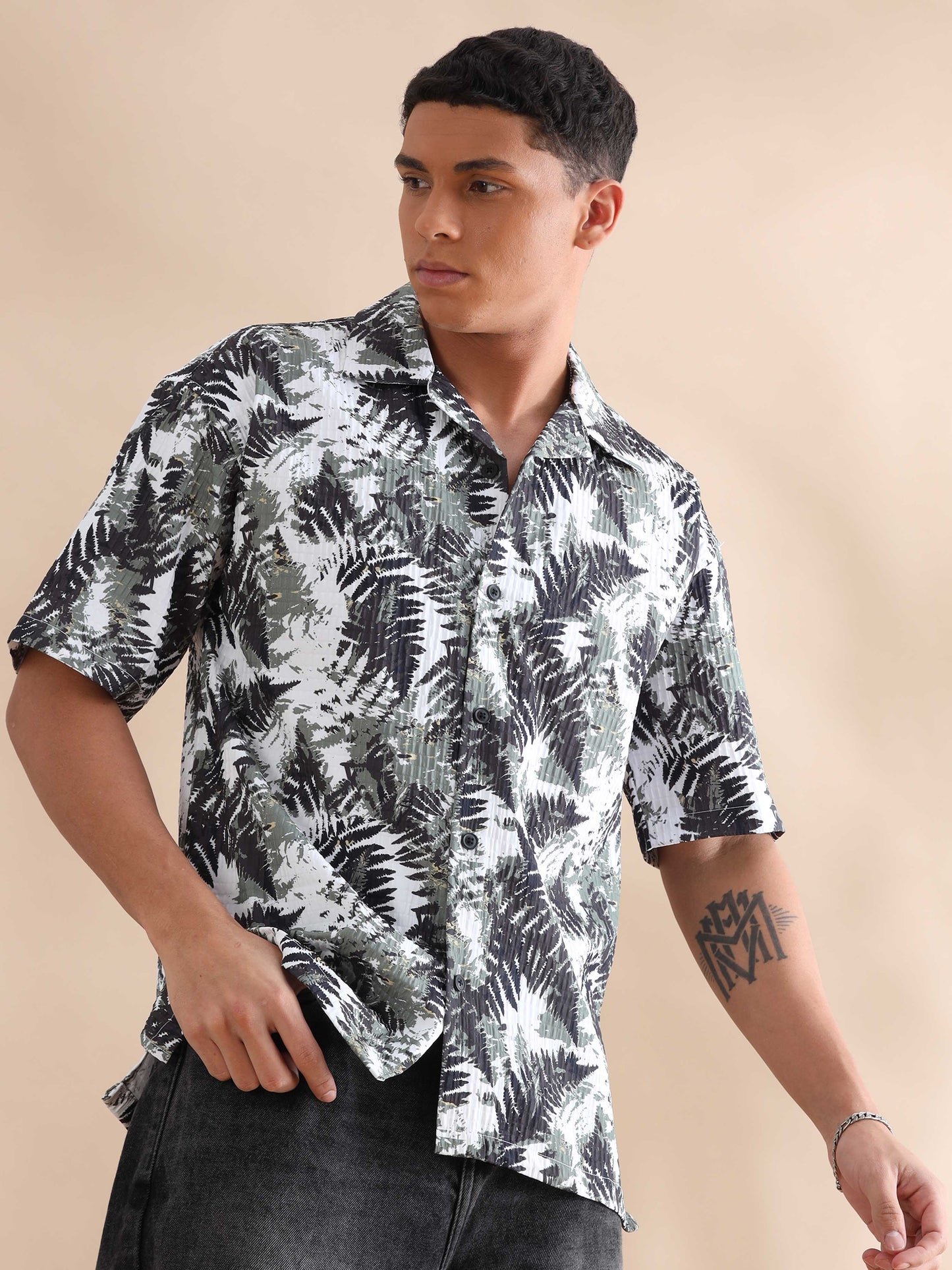 Indianapolis Tropical Cuban Collar Shirt