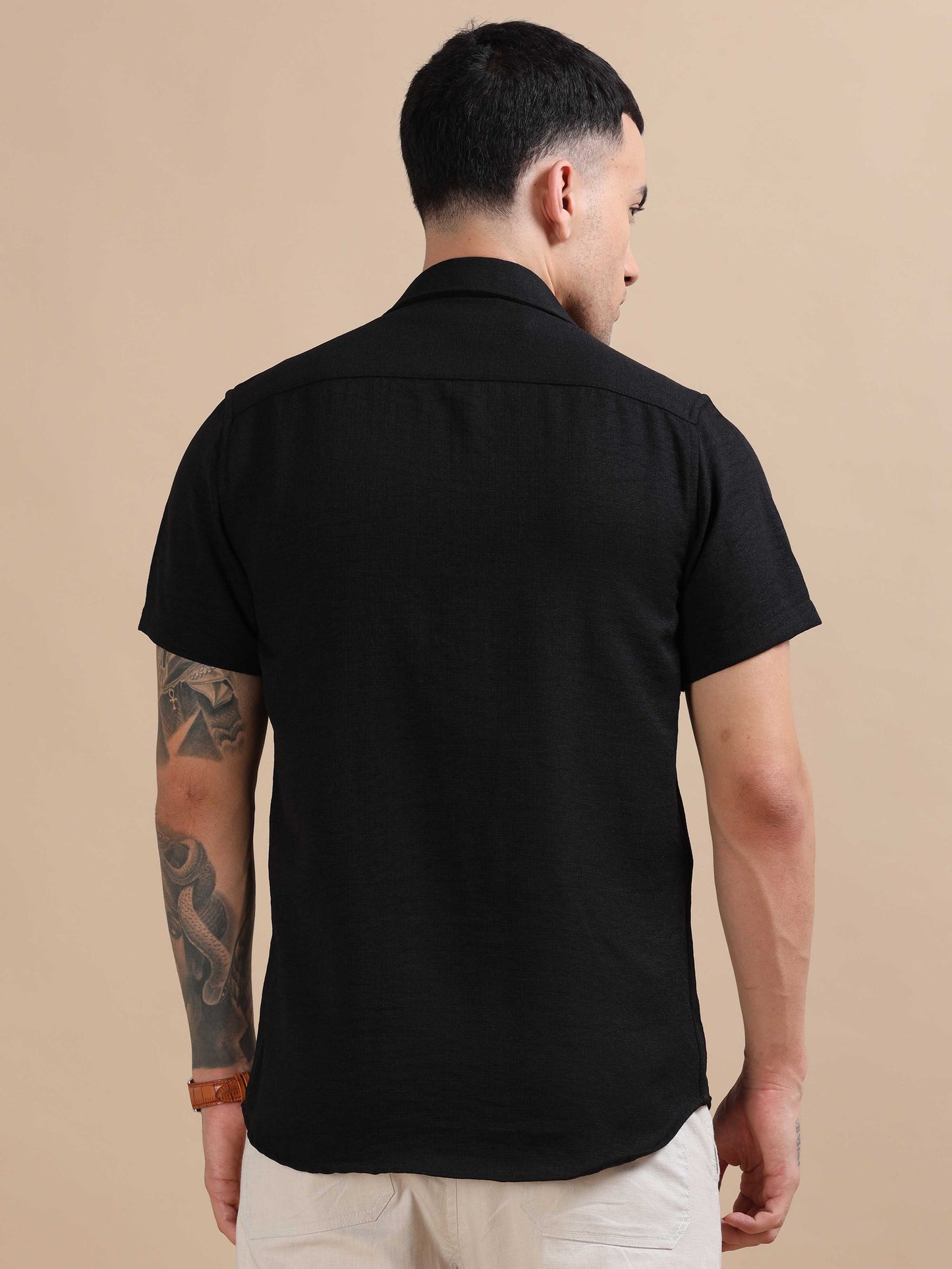 Turkey Smoky Black Compact Poplin laffer Shirt