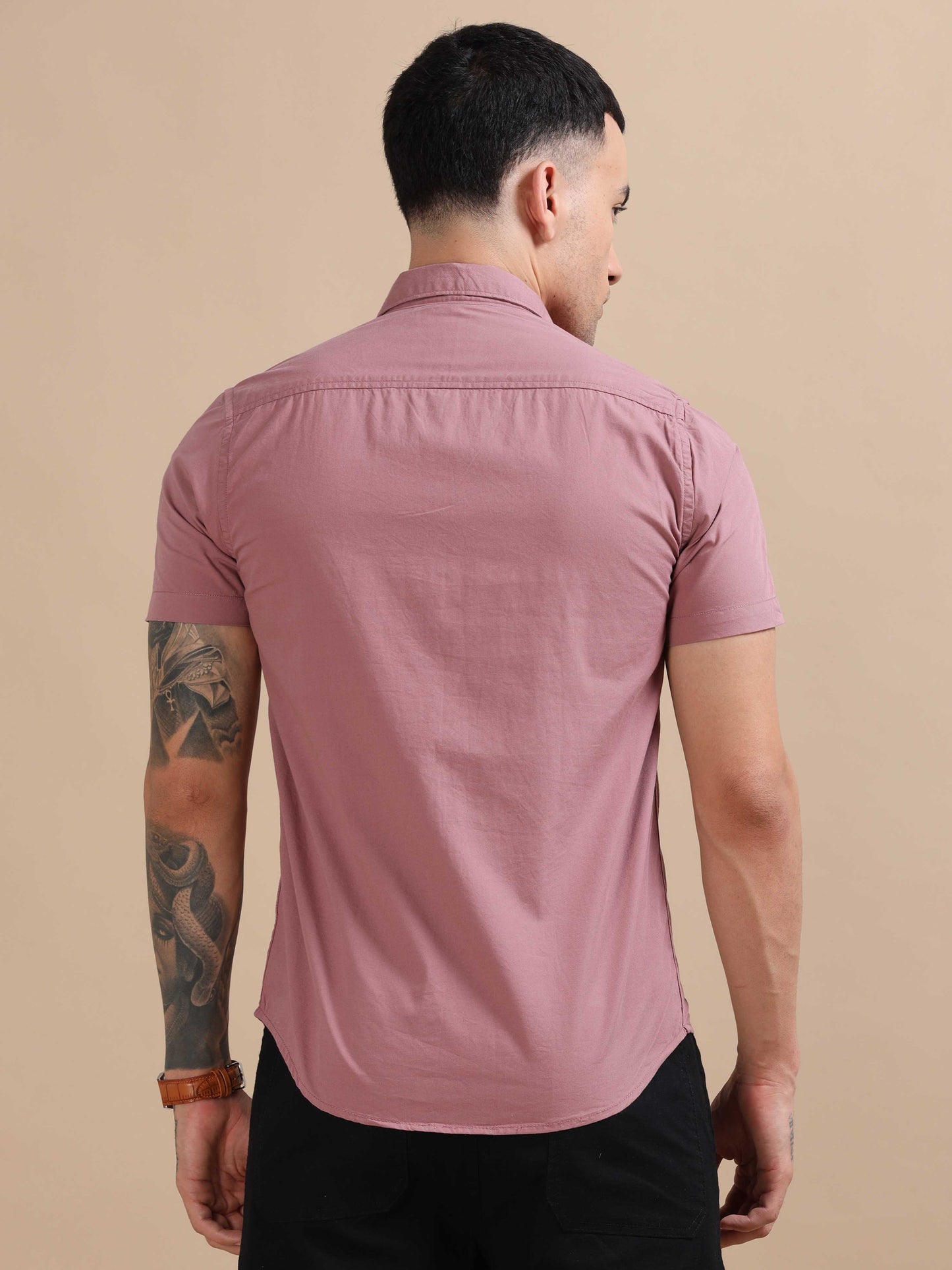 Turkey Dusty Pink Compact Poplin laffer Shirt