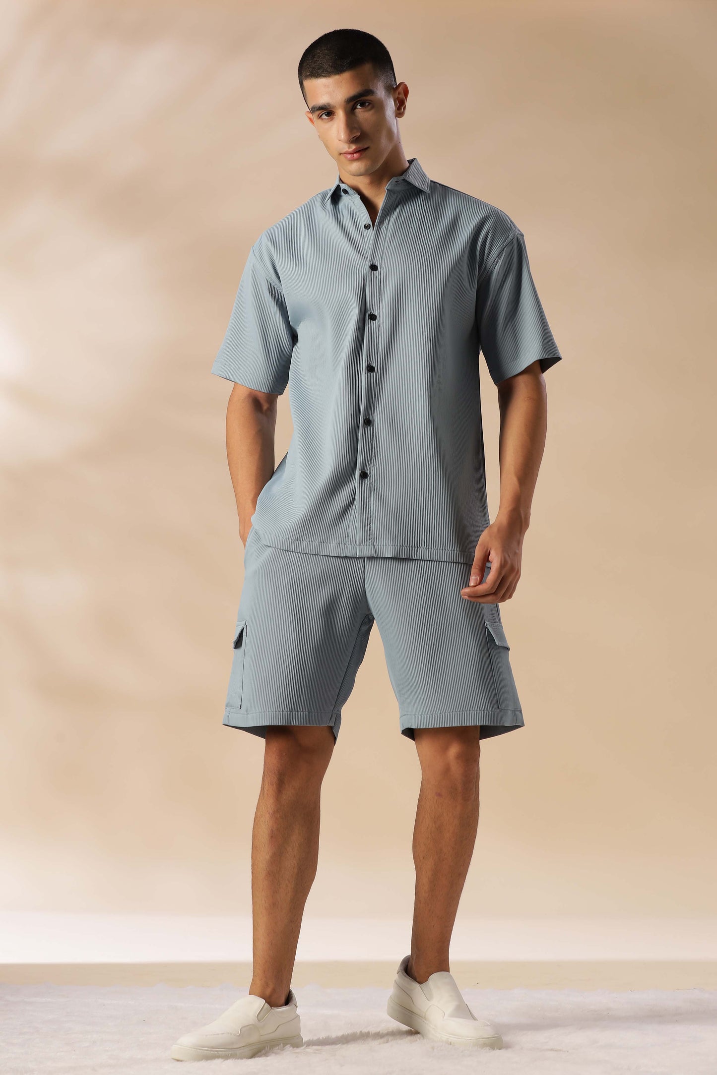 Abuja Smokey Grey Co Ord Set for men