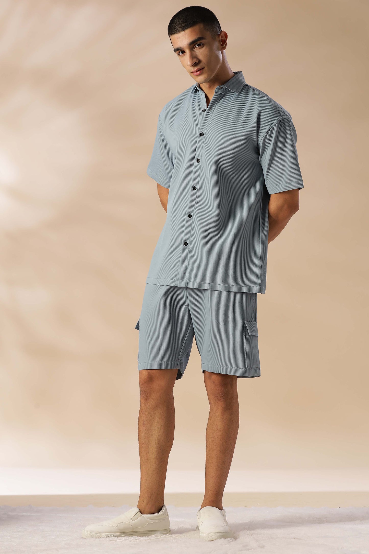 Abuja Smokey Grey Co Ord Set for men