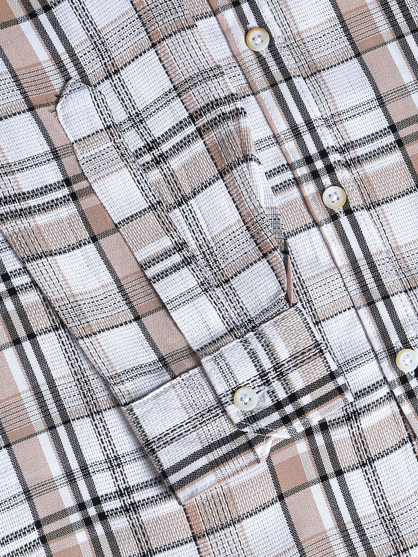 Hanoi Oyster pink white Timeless check shirt