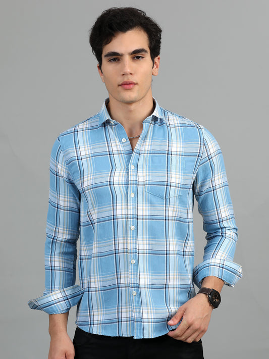 Hanoi Rock blue Timeless Check Shirt