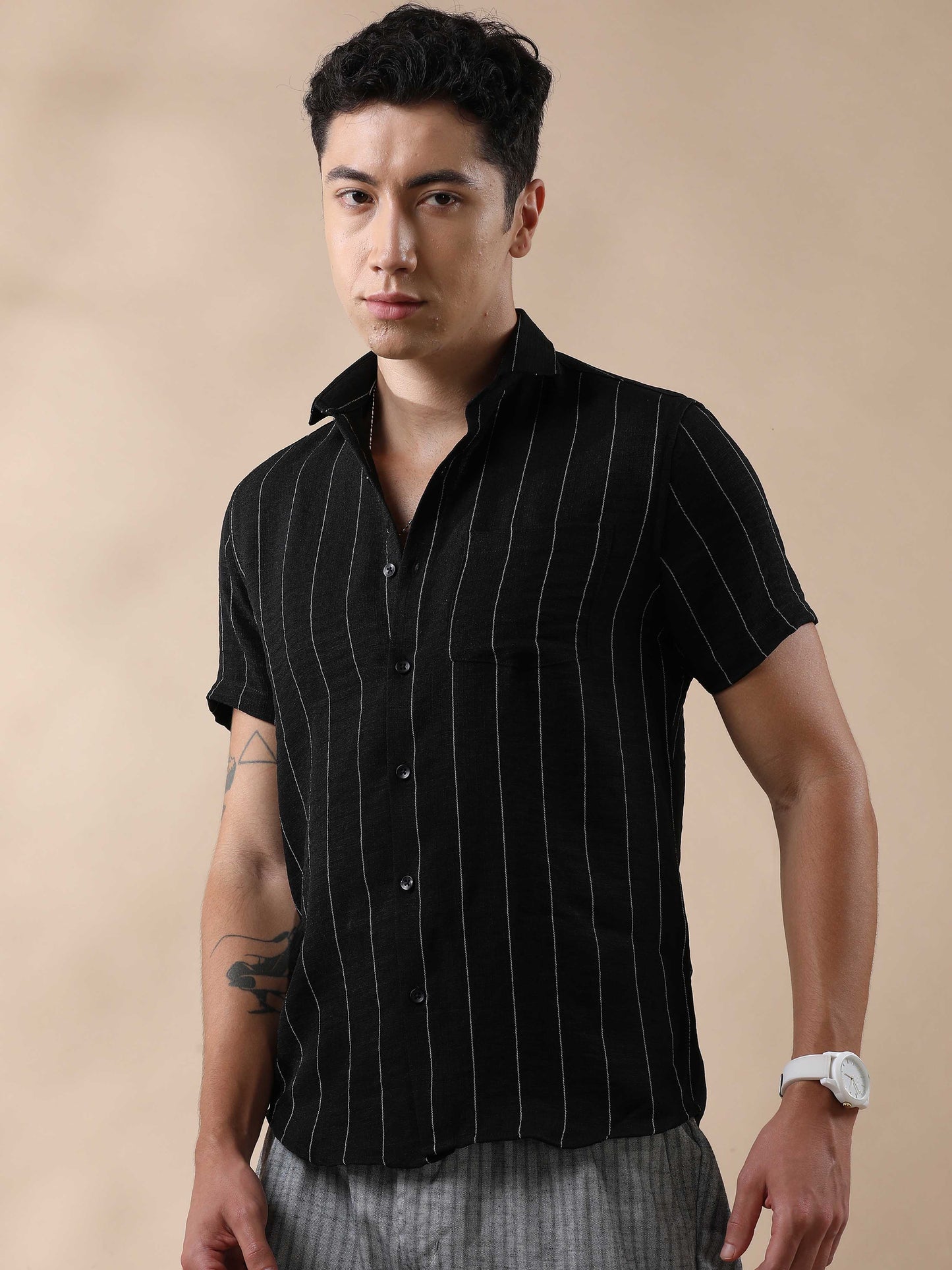 Contemporary Class Dunkirk Striped Shirt