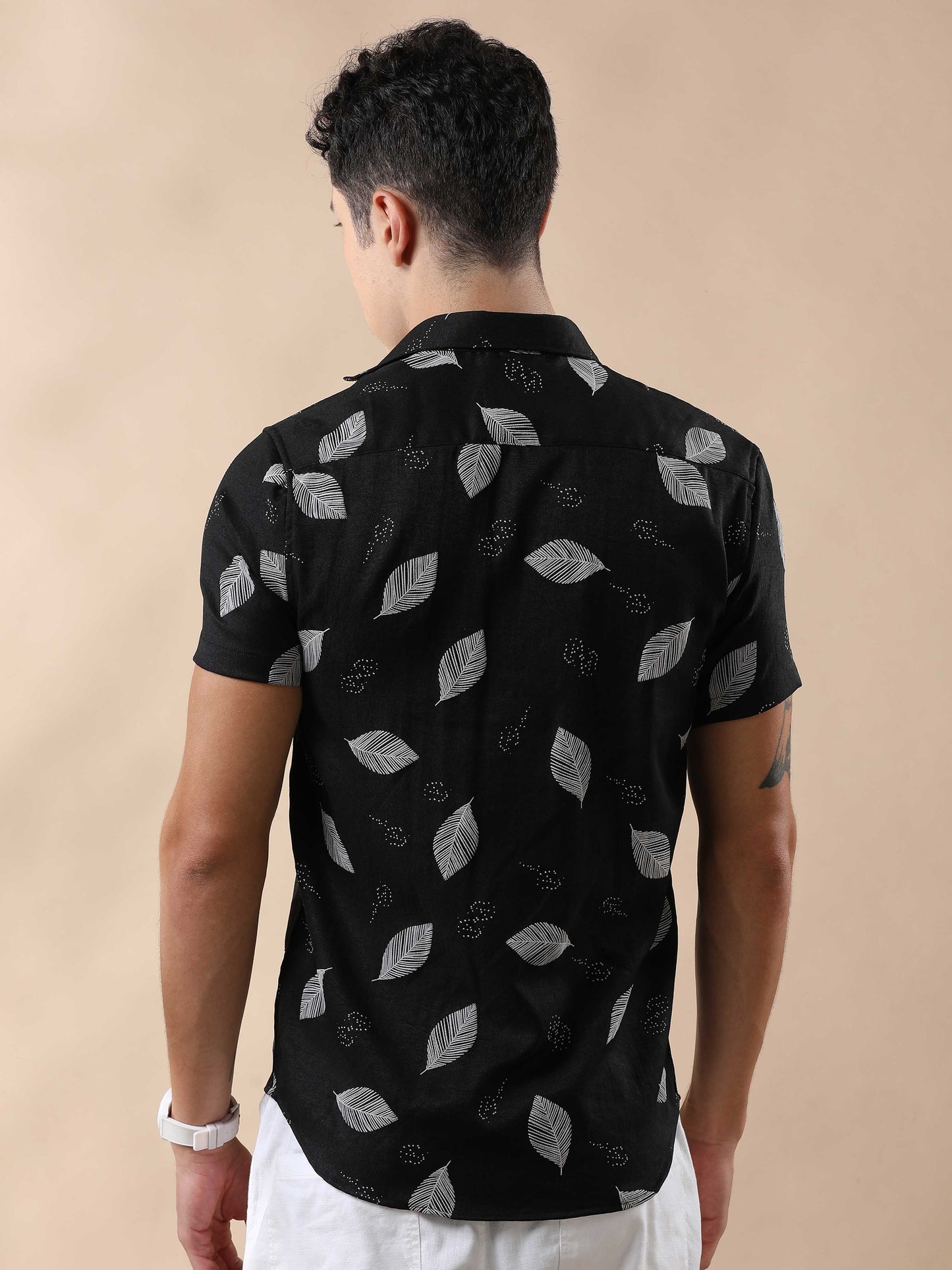 Dynamic Nylon Rubber Print Shirt