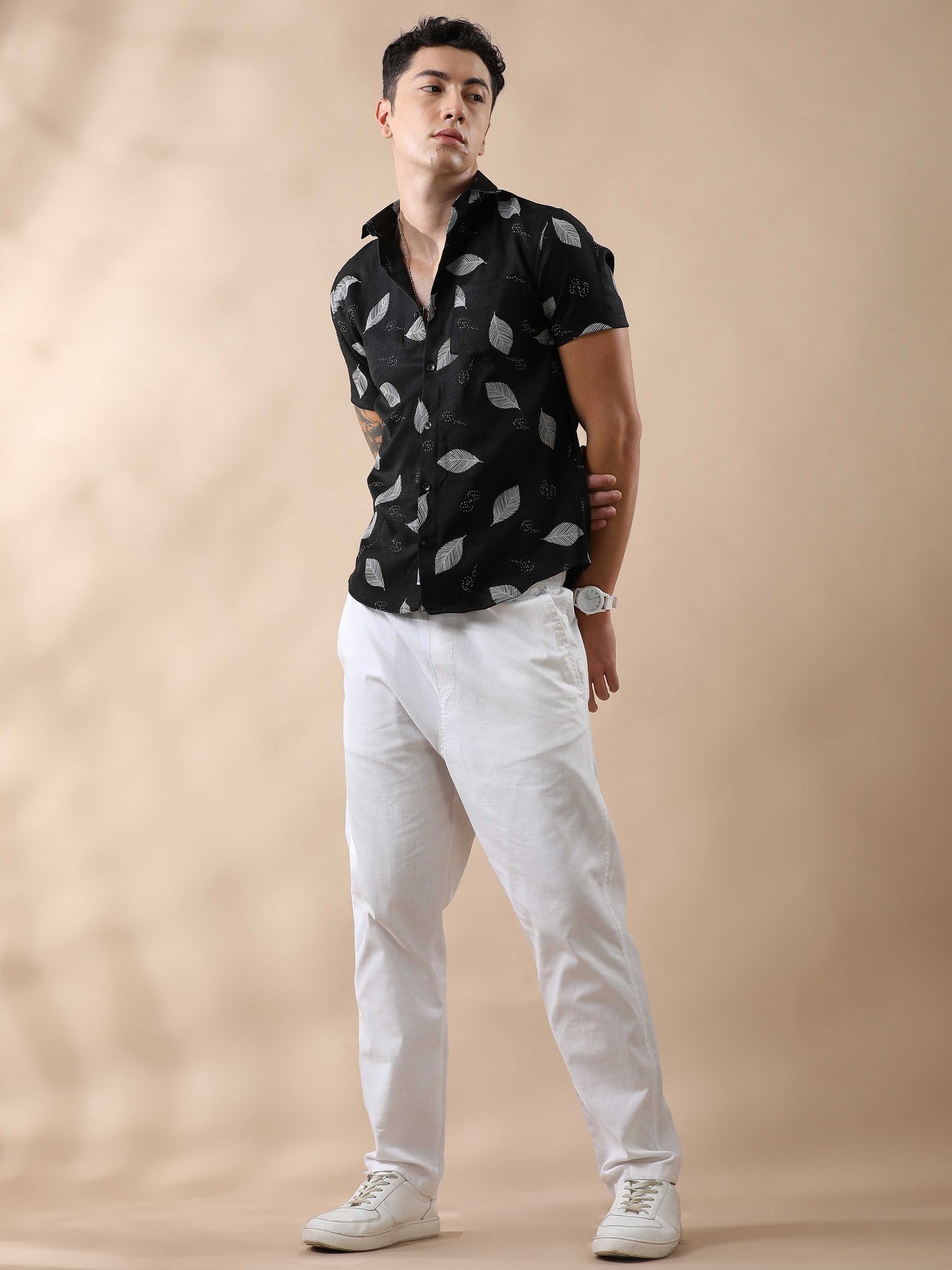 Dynamic Nylon Rubber Print Shirt