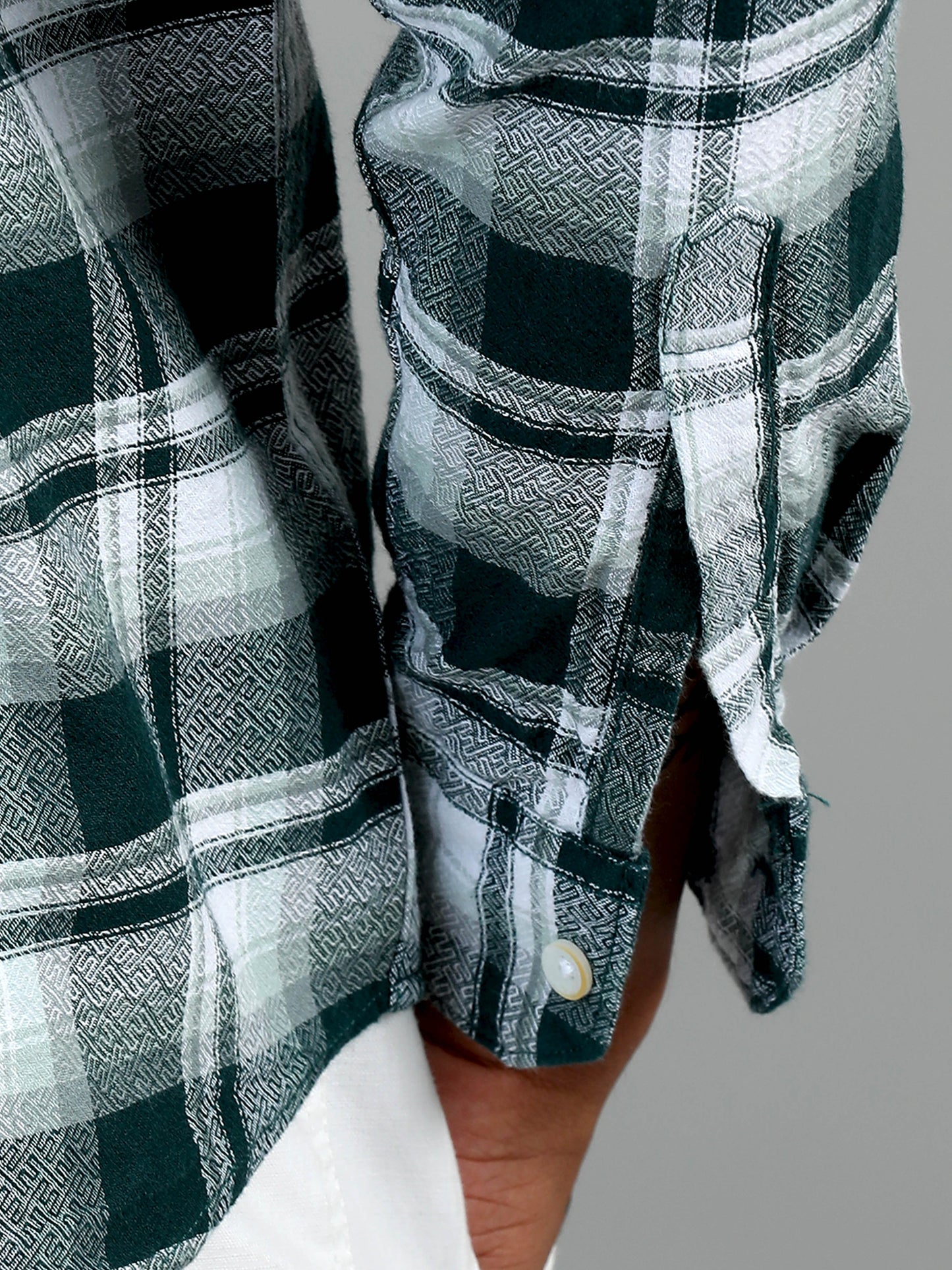 Scuderia Dark Green Checks Shirt