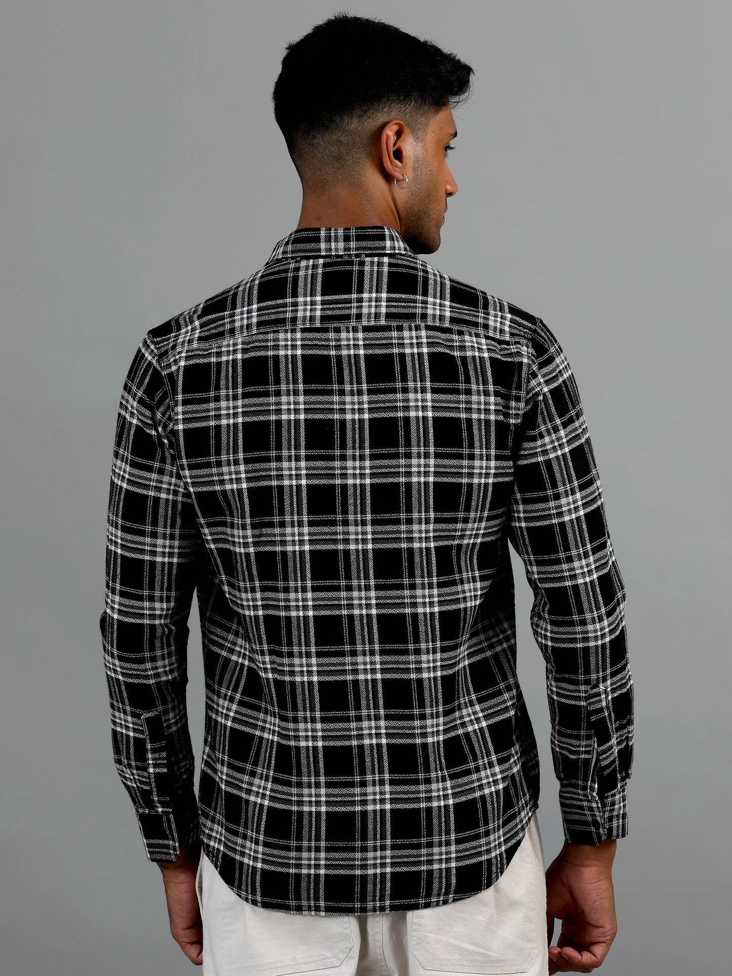 Scuderia Black Checks Shirt