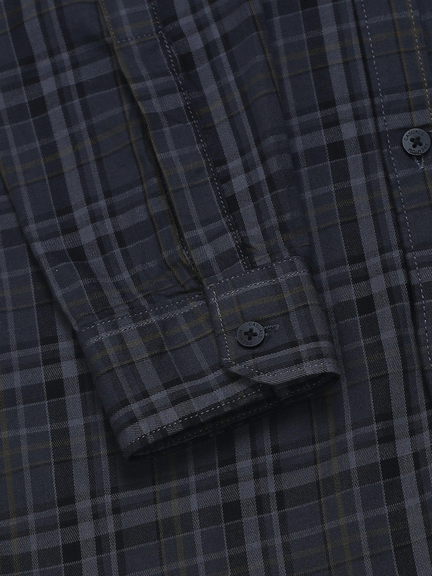 Lagos Charcoal Grey Timeless check Shirt