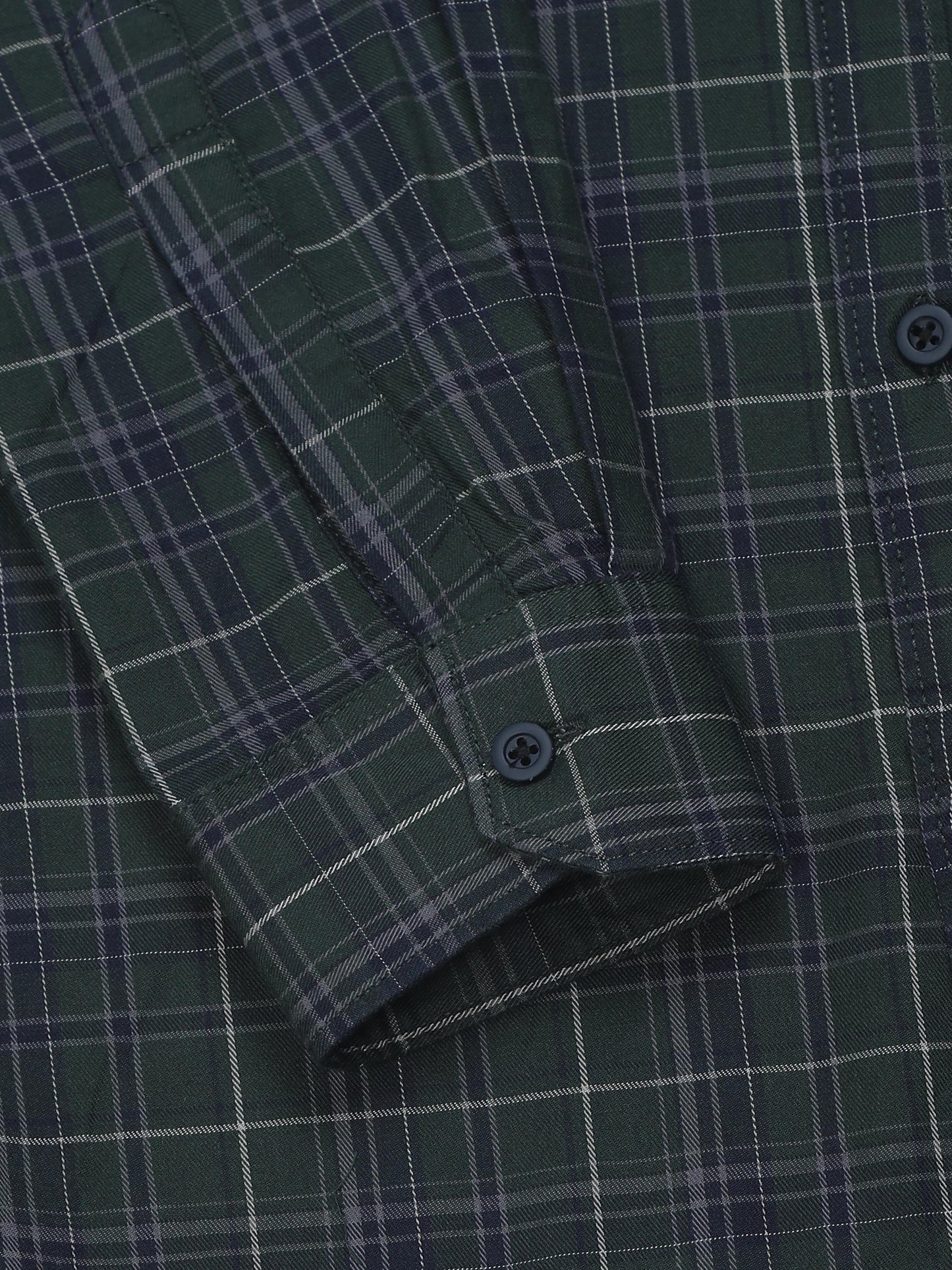 Lagos Dark Jungle Green Timeless check Shirt