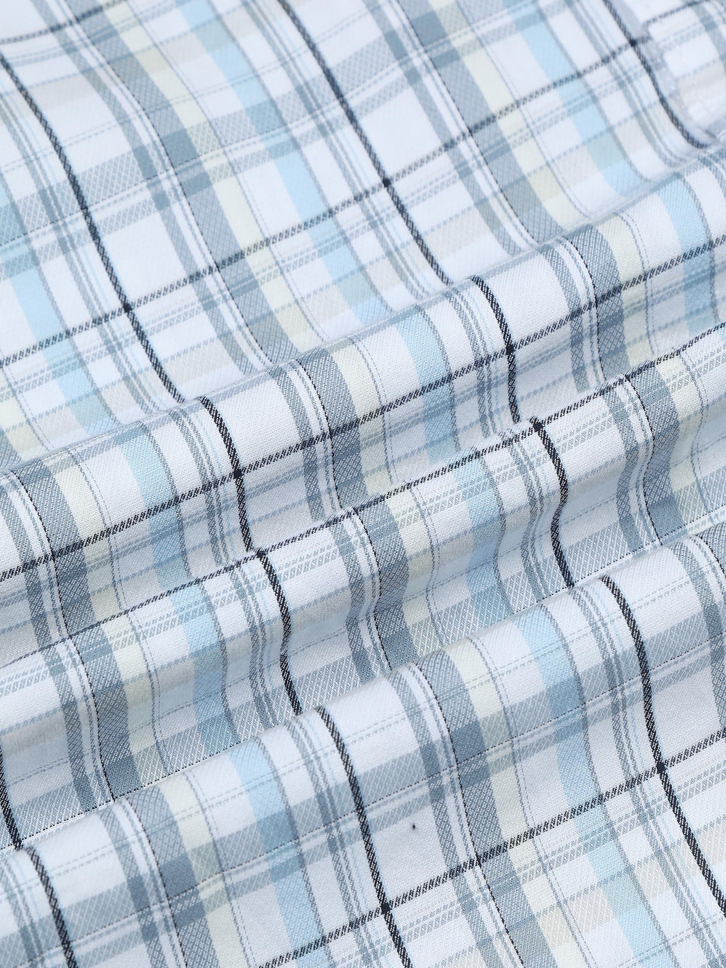 Darwin Titan White and blue Timeless check shirt