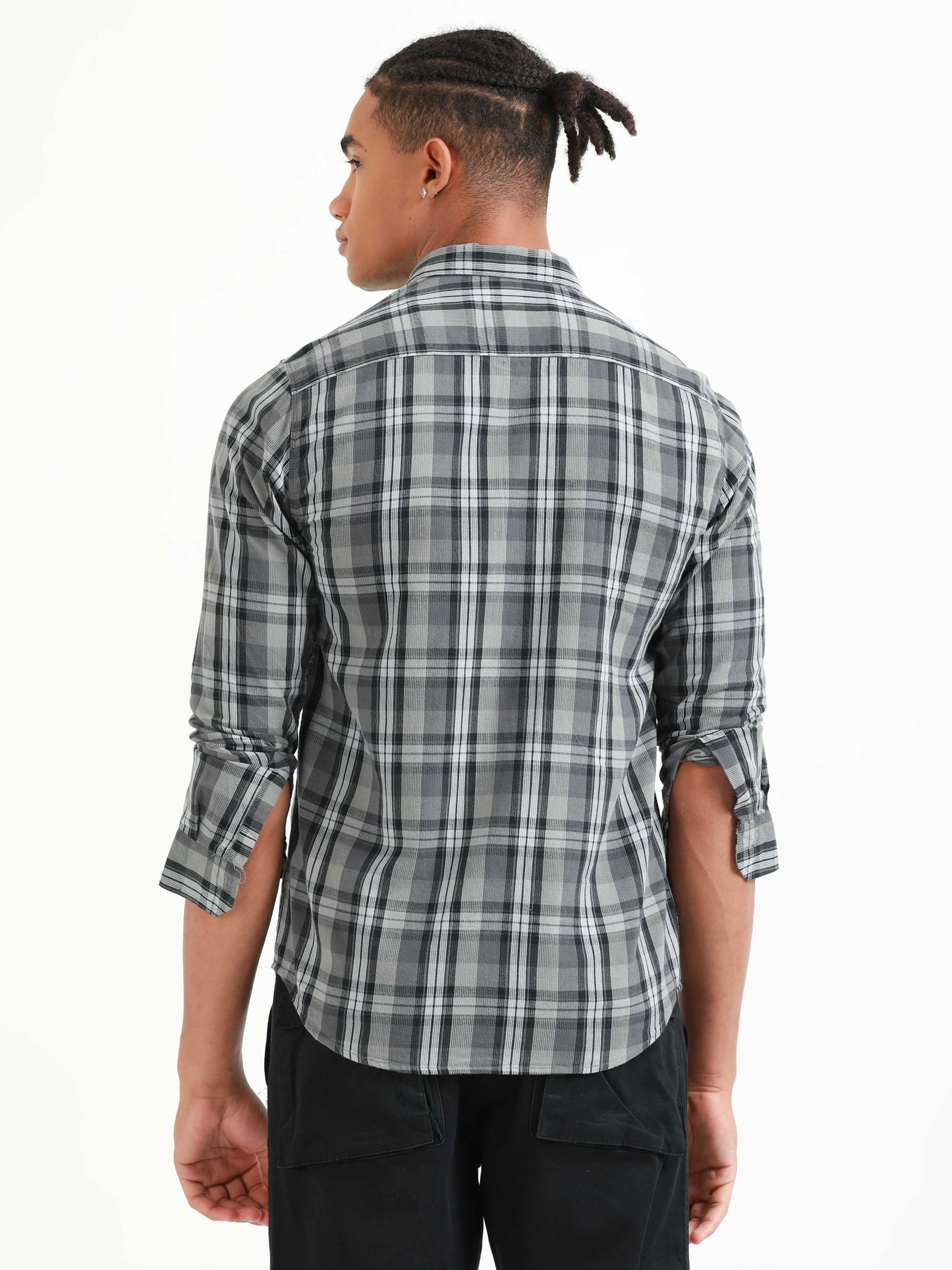 Phoenix Grey Check Shirt