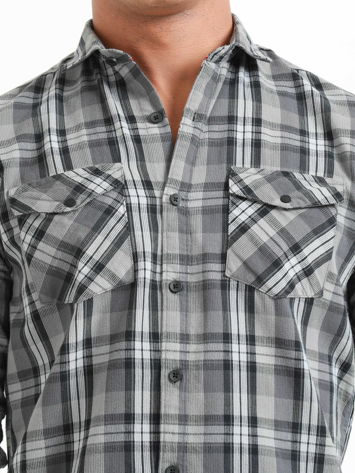 Phoenix Grey Check Shirt