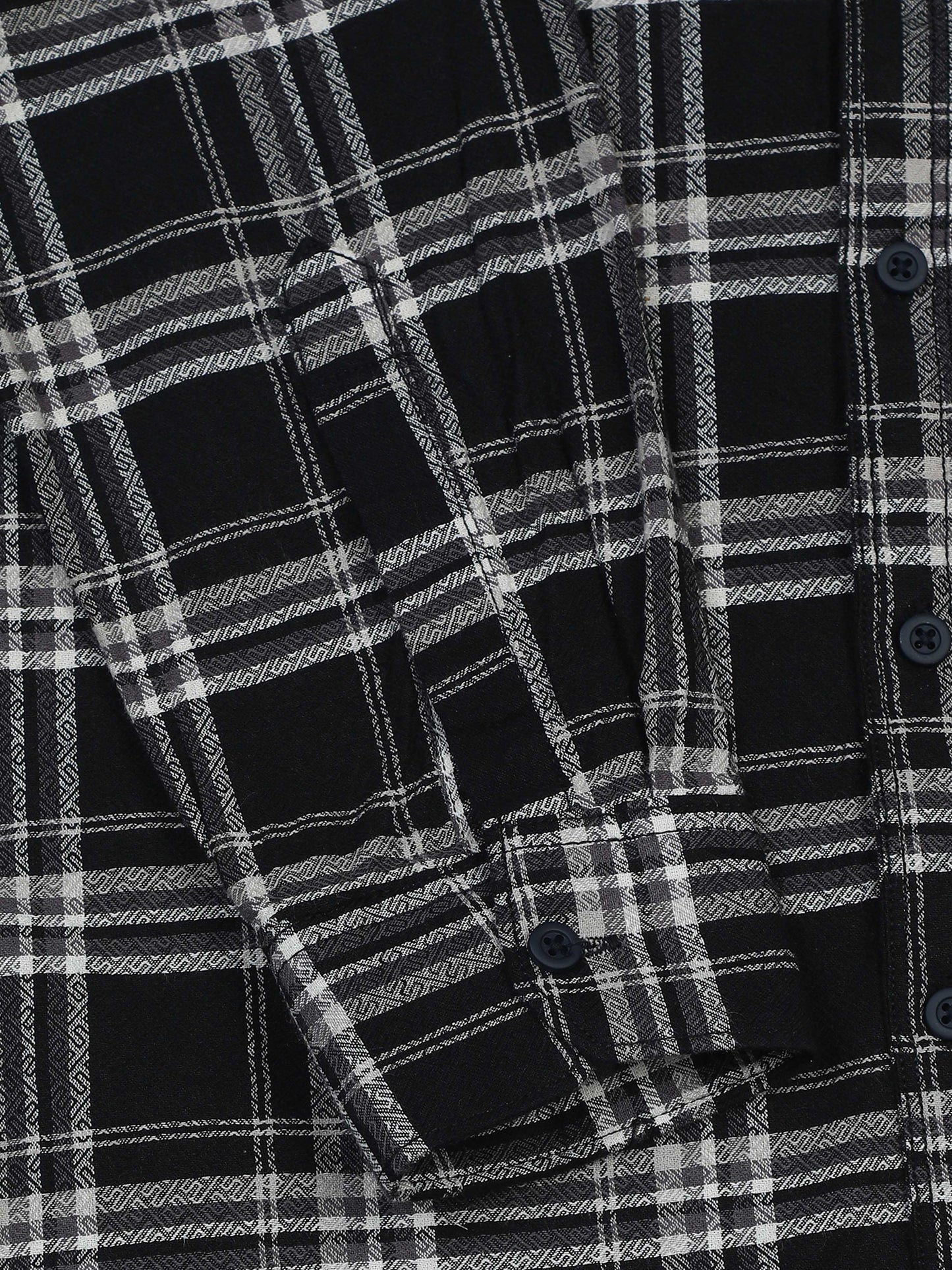 Scuderia Black Checks Shirt