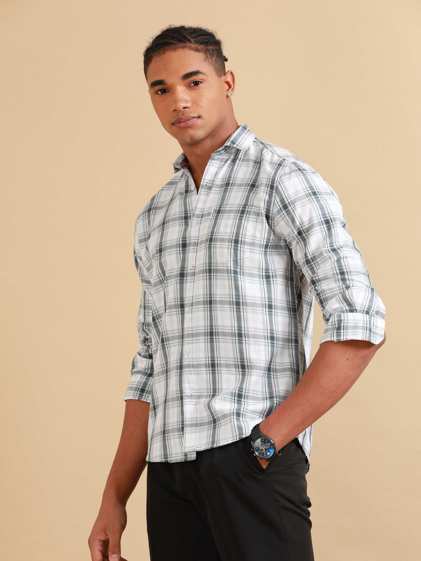 Kobe Spanish Green Check Shirt