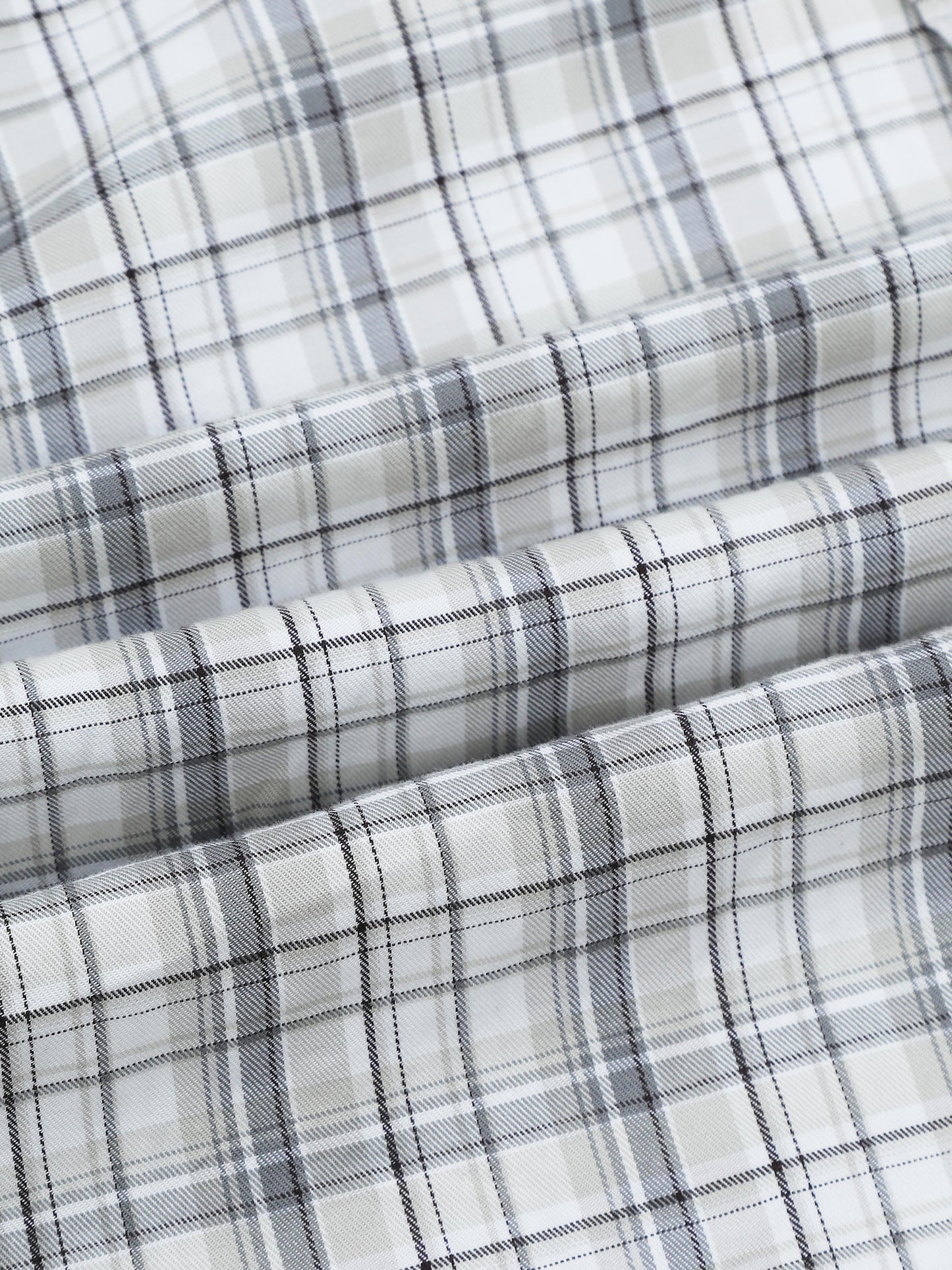 Lagos Natural grey Timeless check shirt