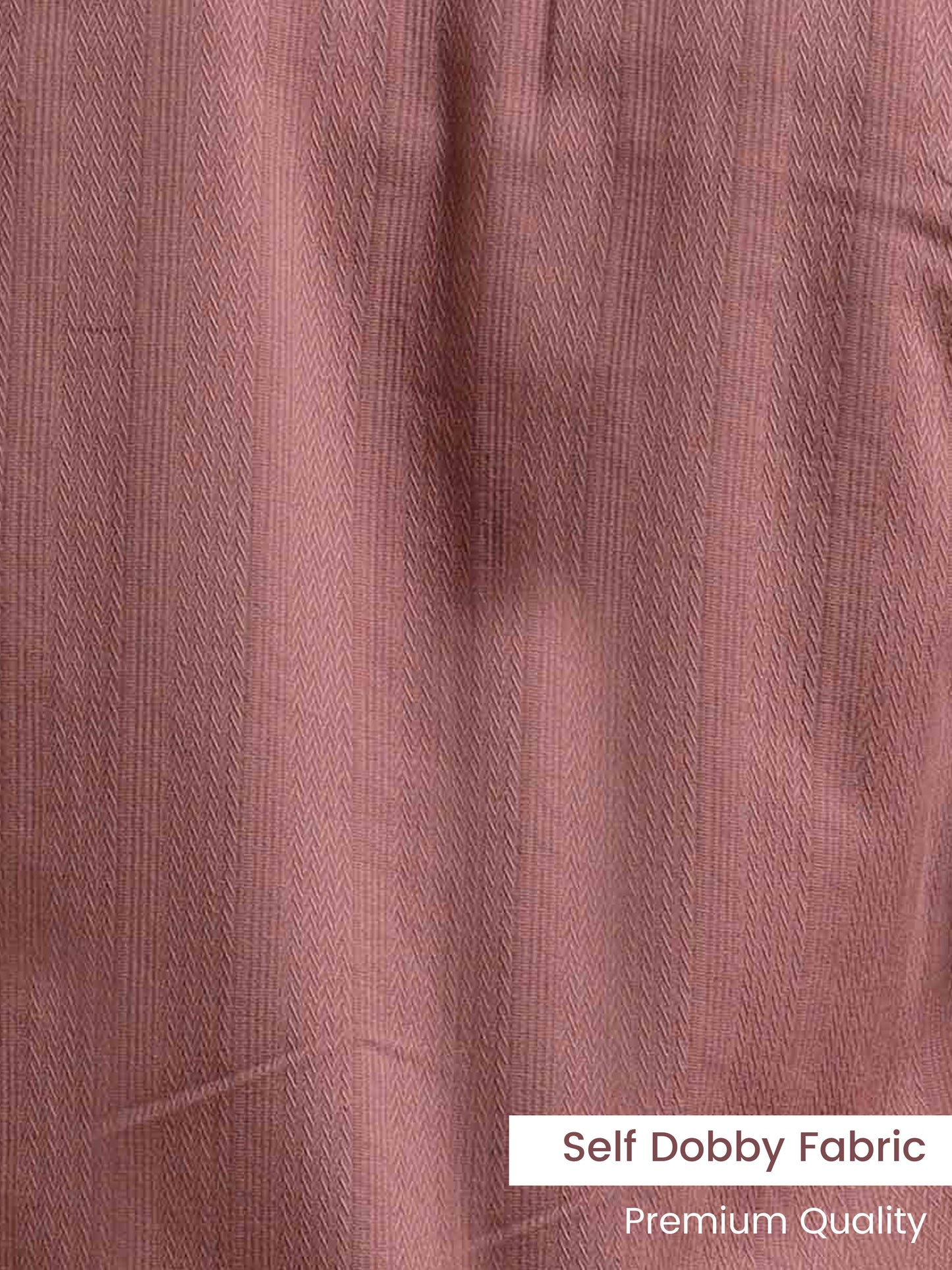 Rose Taupe Self Dobby Shirt