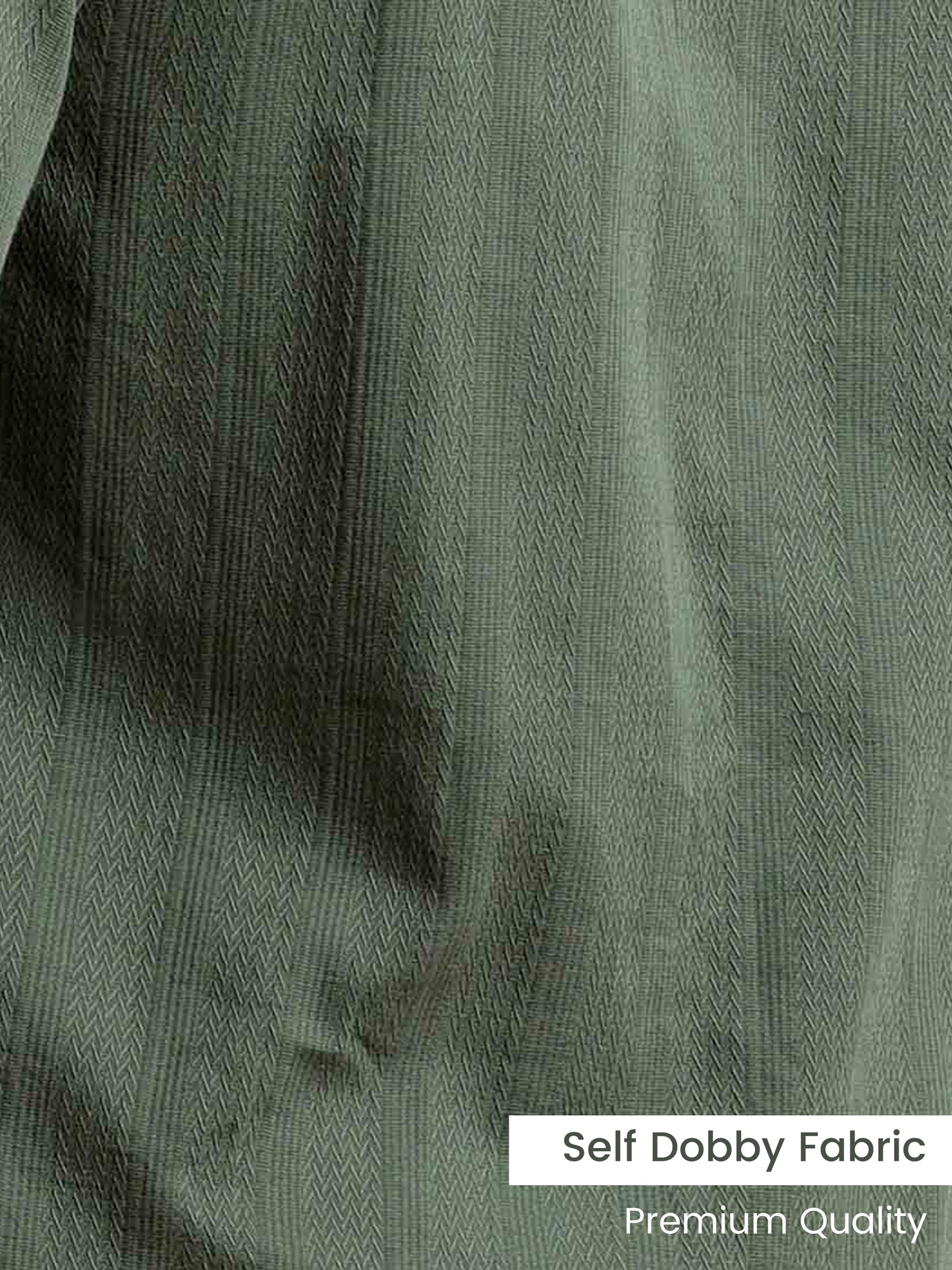 Sage Green Self Dobby Shirt