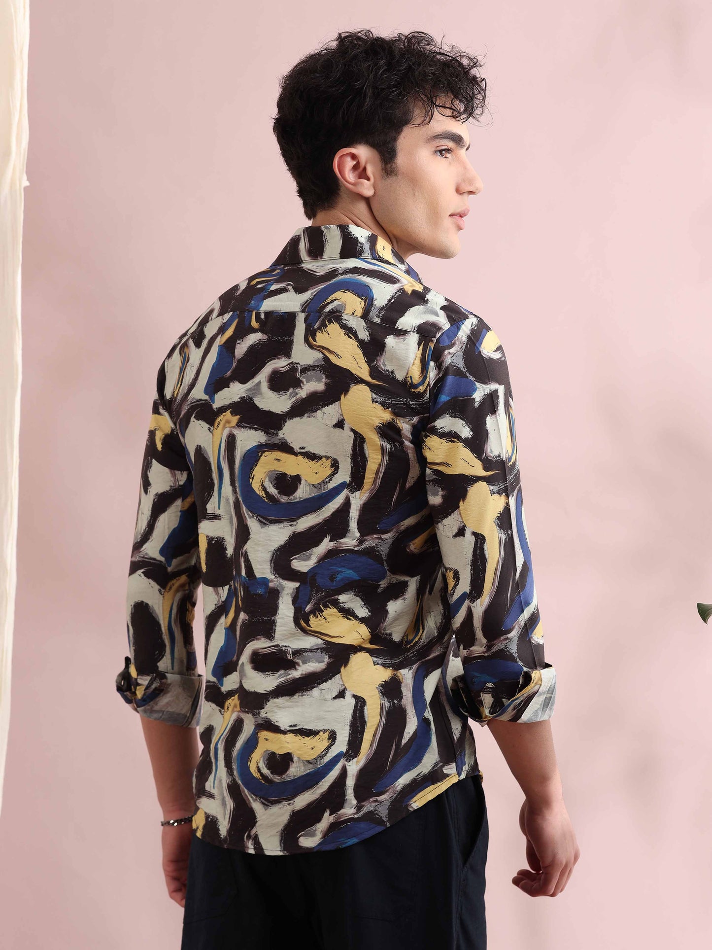 Santiago Multi Abstract Printed Shirt